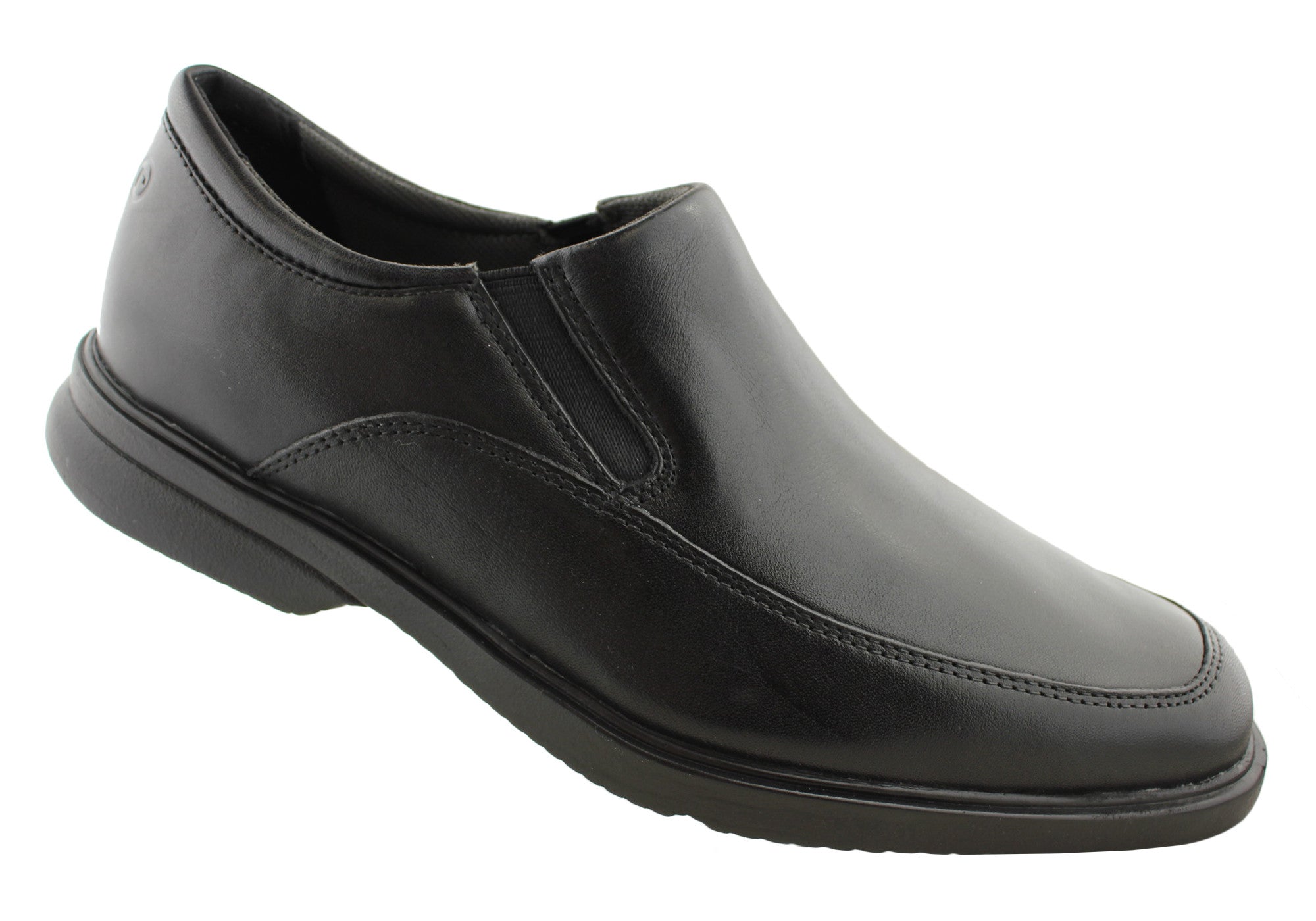 Rockport Aderner Mens Leather Comfortable Wide Fit Slip On Dress Shoes ...