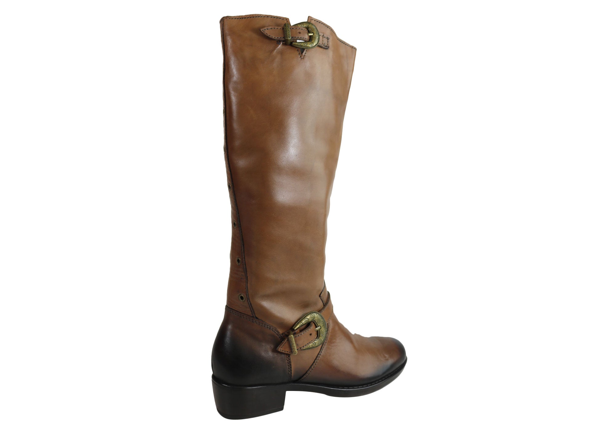 womens knee high low heel boots