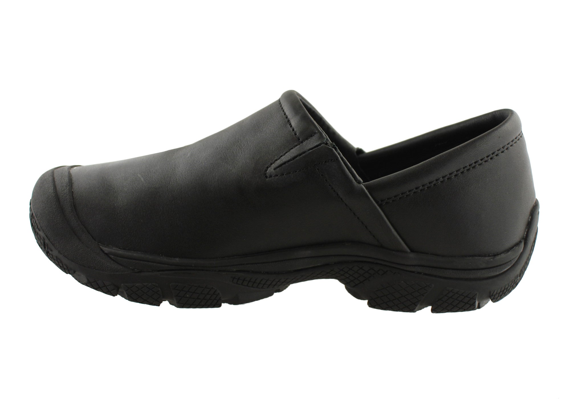 Keen PTC Slip On II Mens Leather Wide Fit Shoes | Brand House Direct