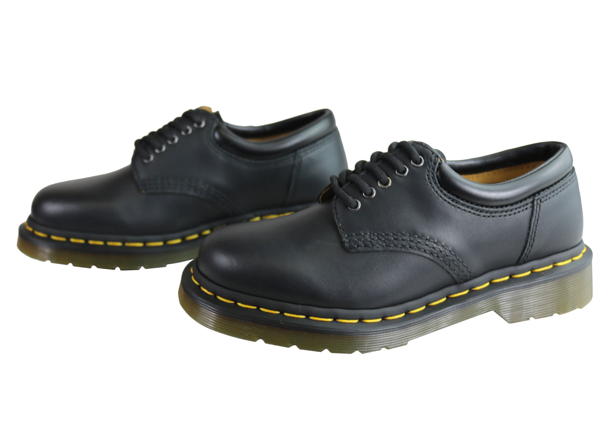 Dr Martens 8053 Black Nappa Lace Up Shoes | Brand House Direct