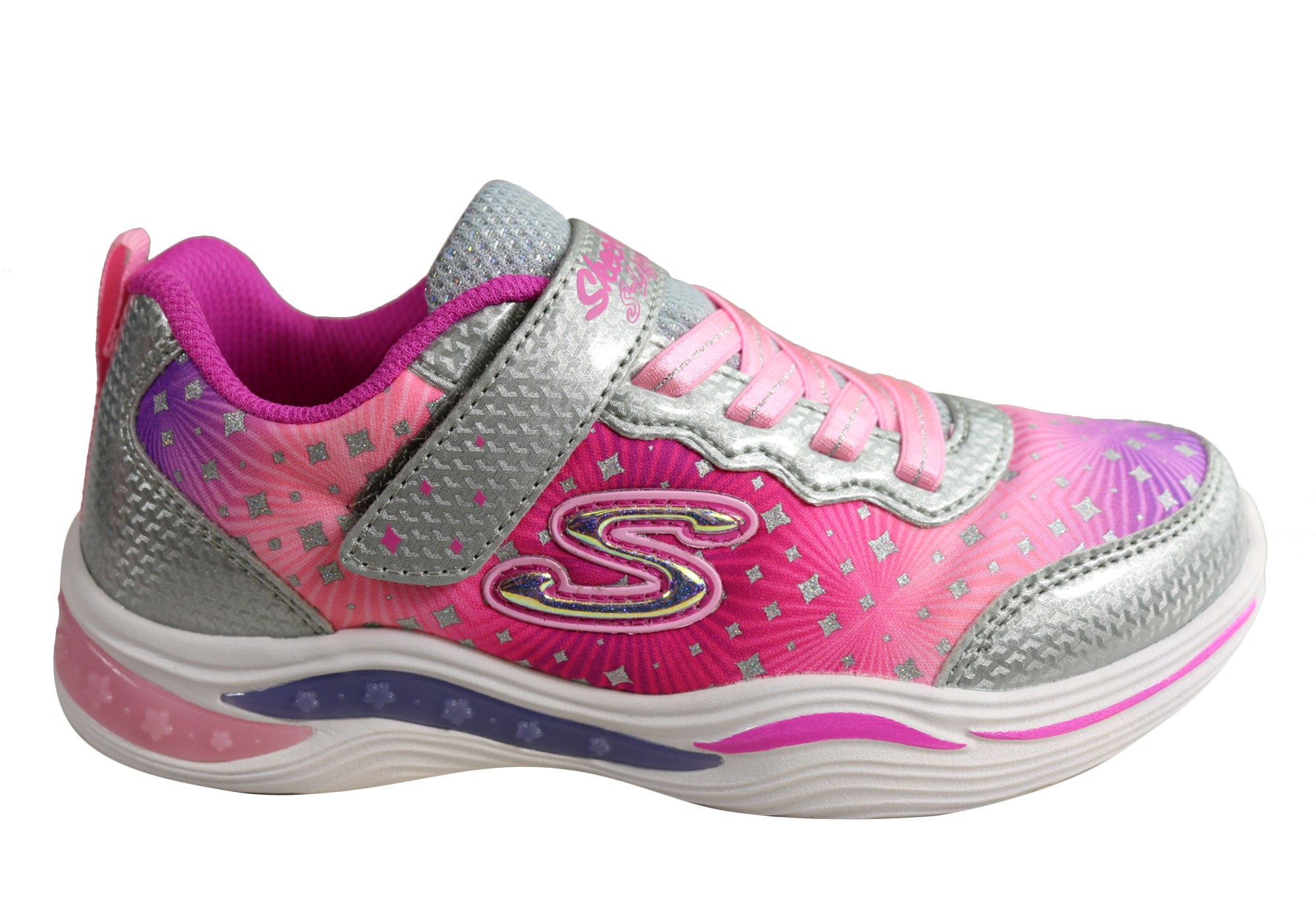 skechers heart light up shoes