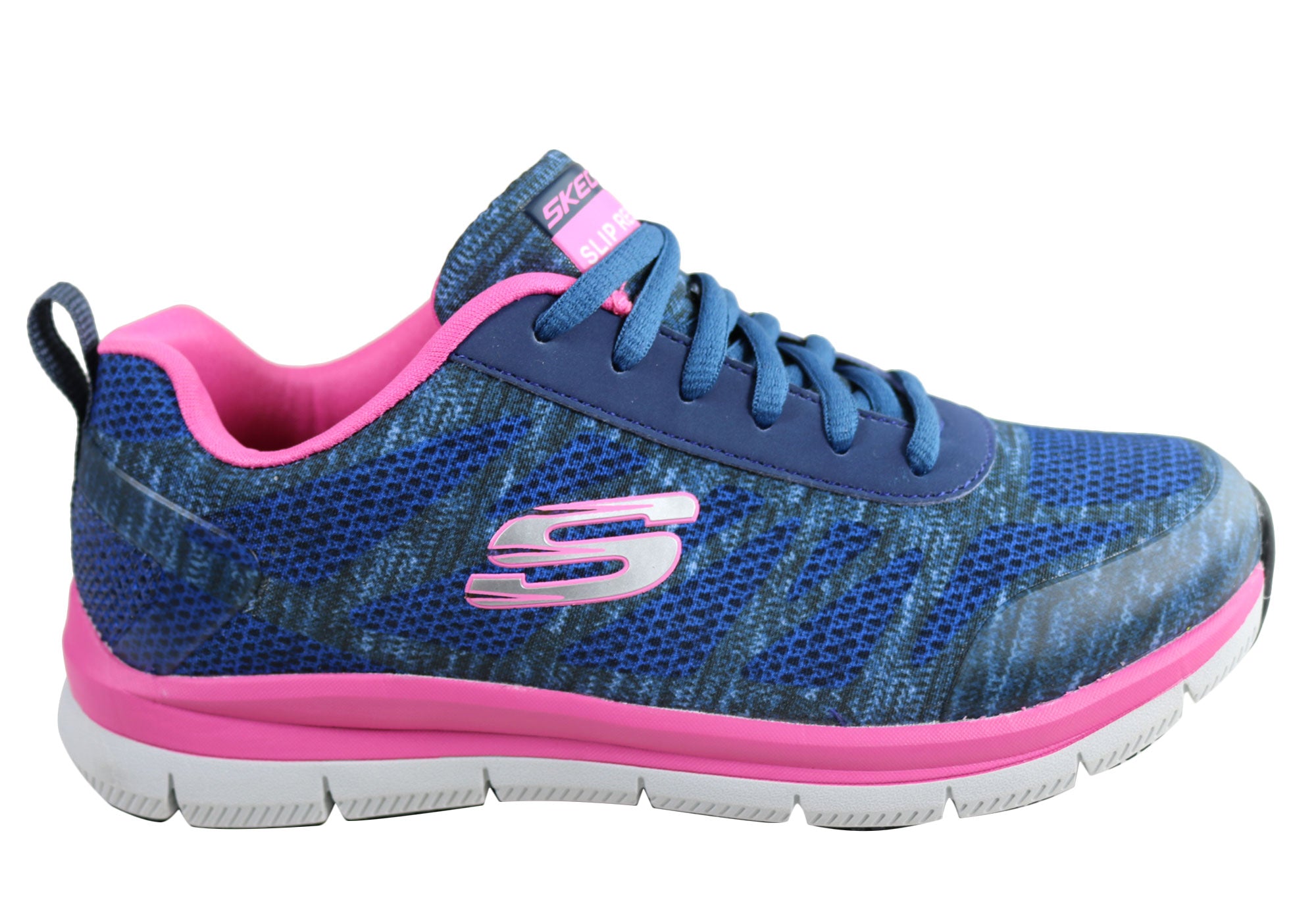 skechers work relaxed fit comfort flex pro hc sr women's water resistant shoes
