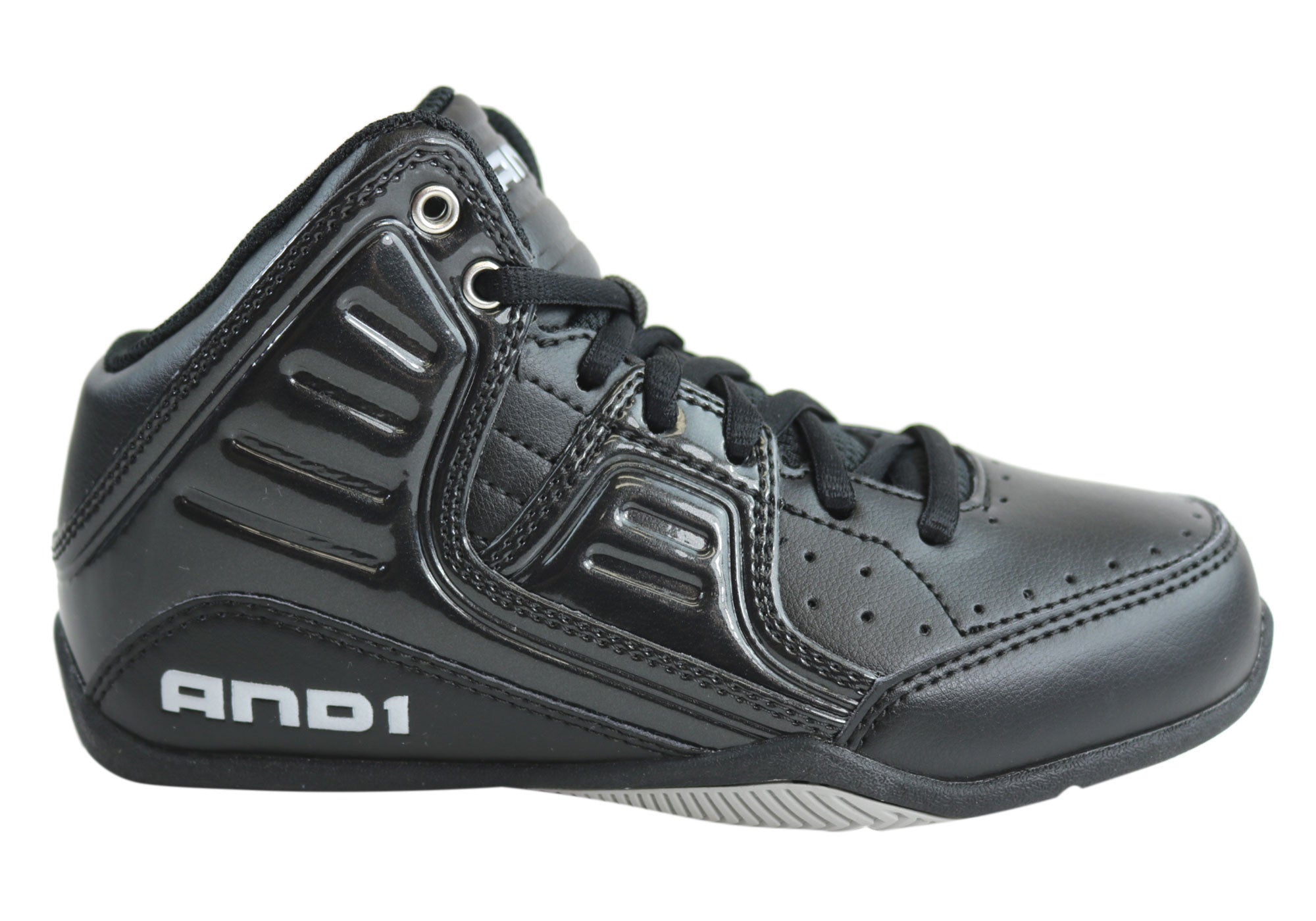 AND1 Rocket 4 Mid Kids Basketball Boots Trainers | Brand House Direct