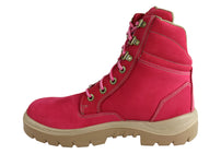 pink tradie boots