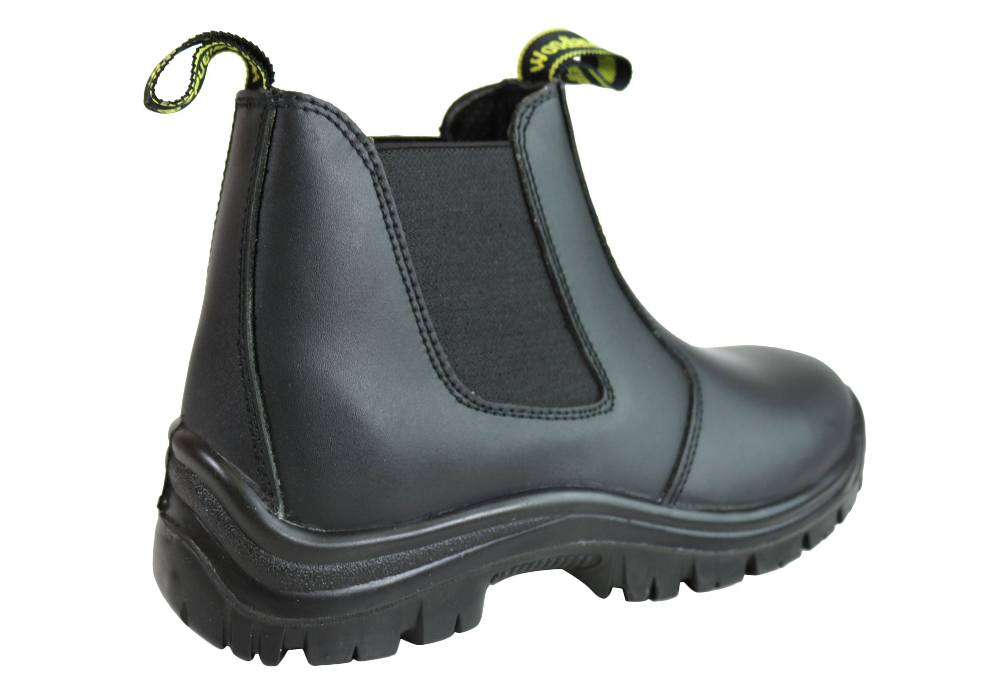 Woodlands Handyman Mens Non Steel Toe Leather Pull On Work Boots ...