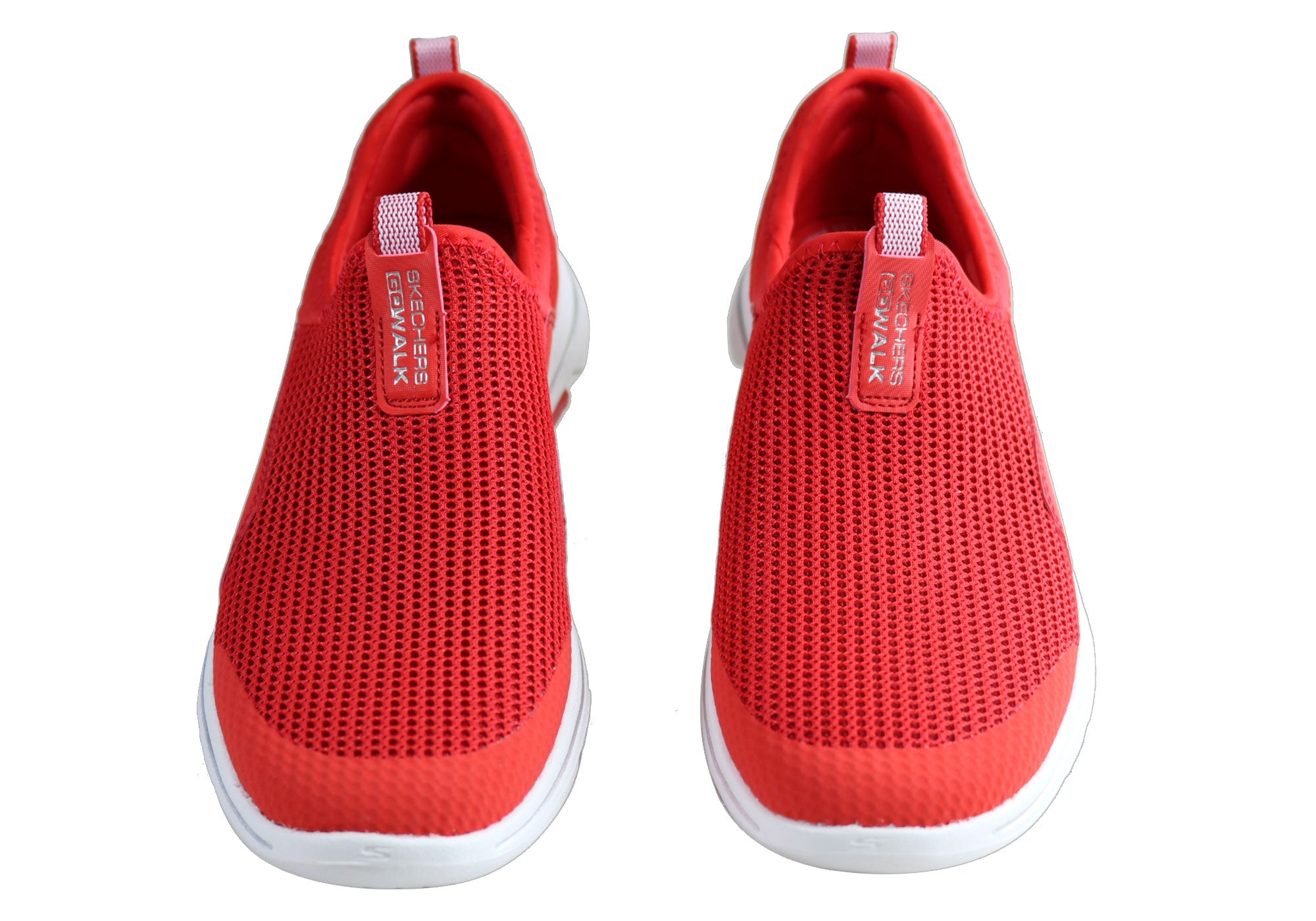 skechers go walk red shoes