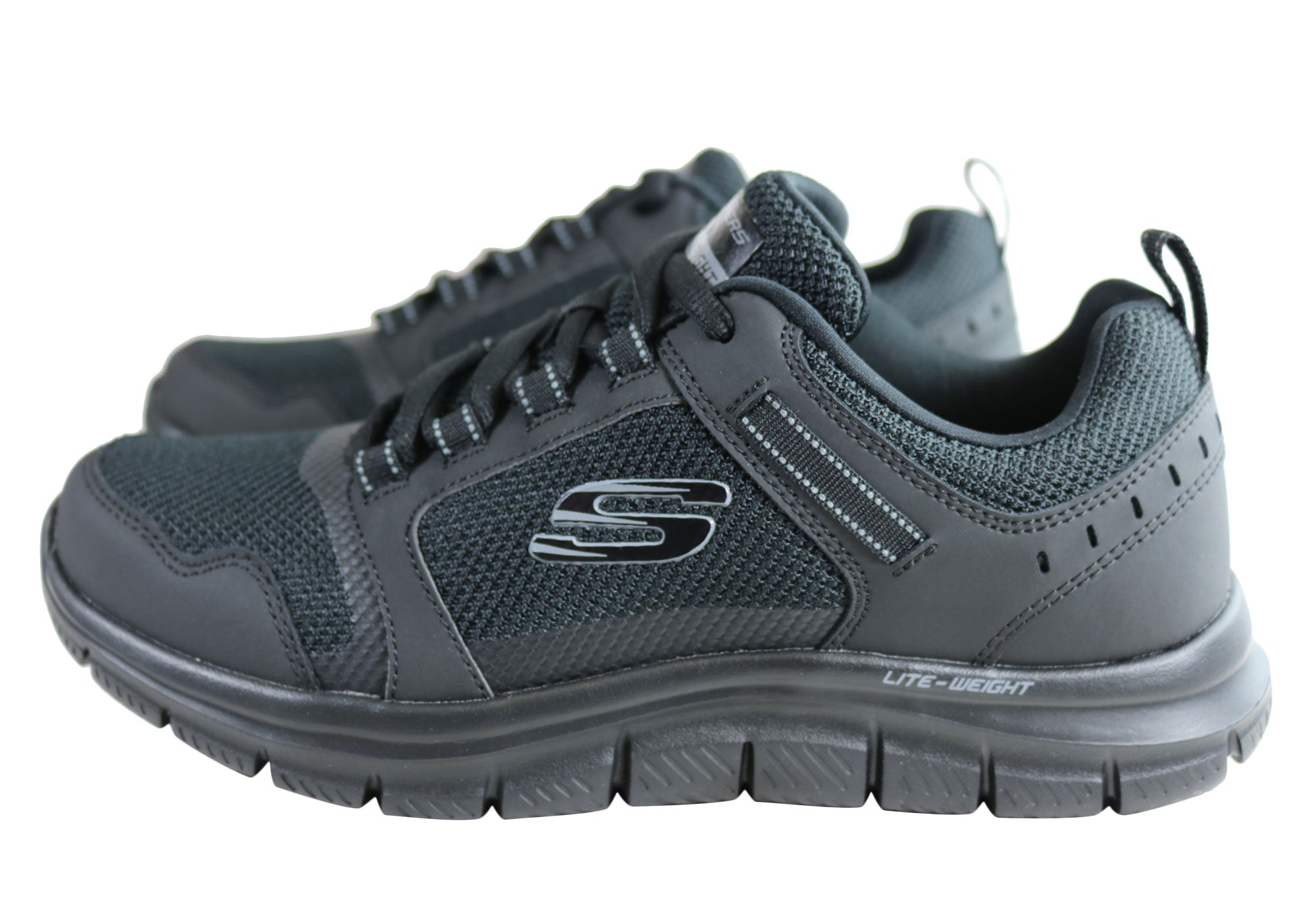 Skechers Mens Track Knockhill Memory Foam Shoes | Brand House Direct