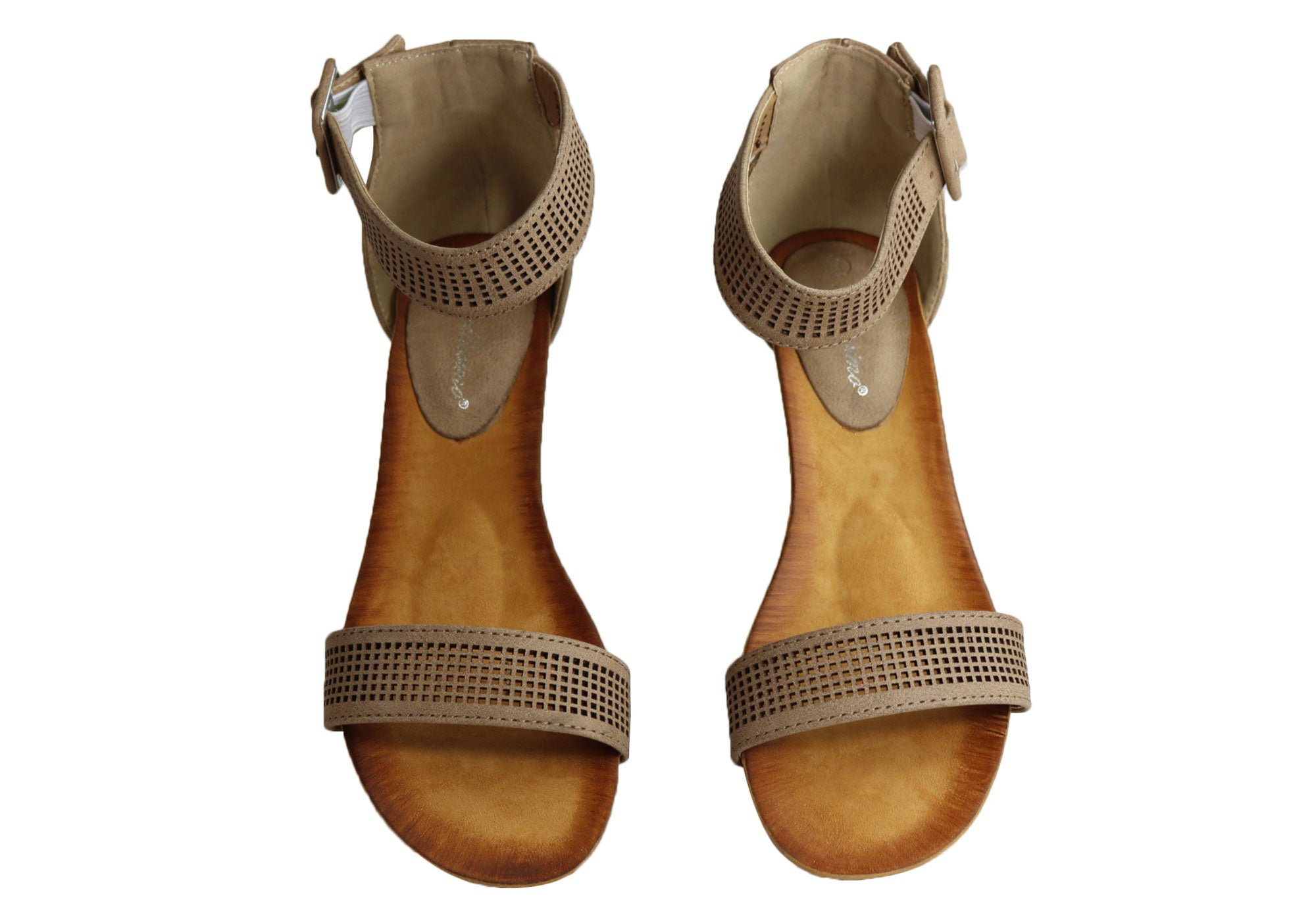 Bellissimo Lava Womens Comfortable Fashion Mid Heel Wedge Sandals ...