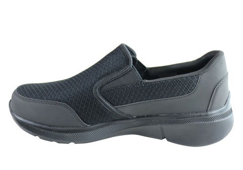 skechers relaxed fit memory foam mens extra wide