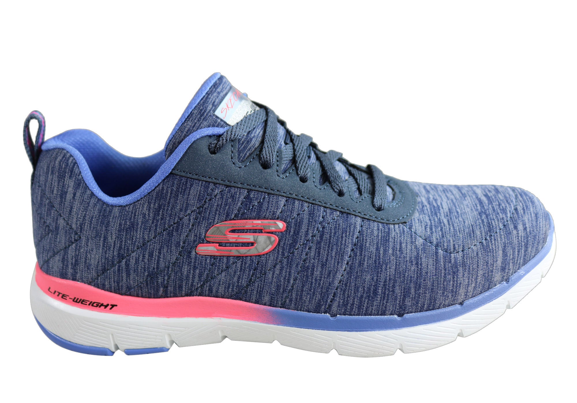 skechers go walk memory foam navy