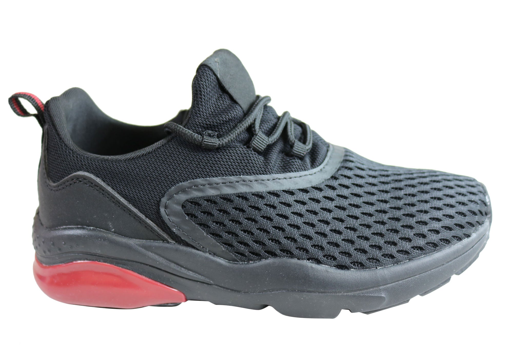 kids black athletic shoes