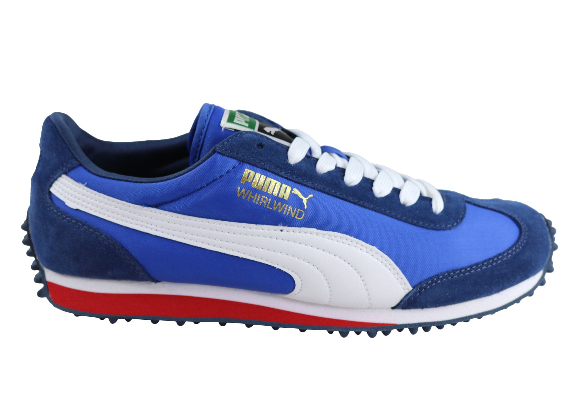 puma whirlwind trainers blue