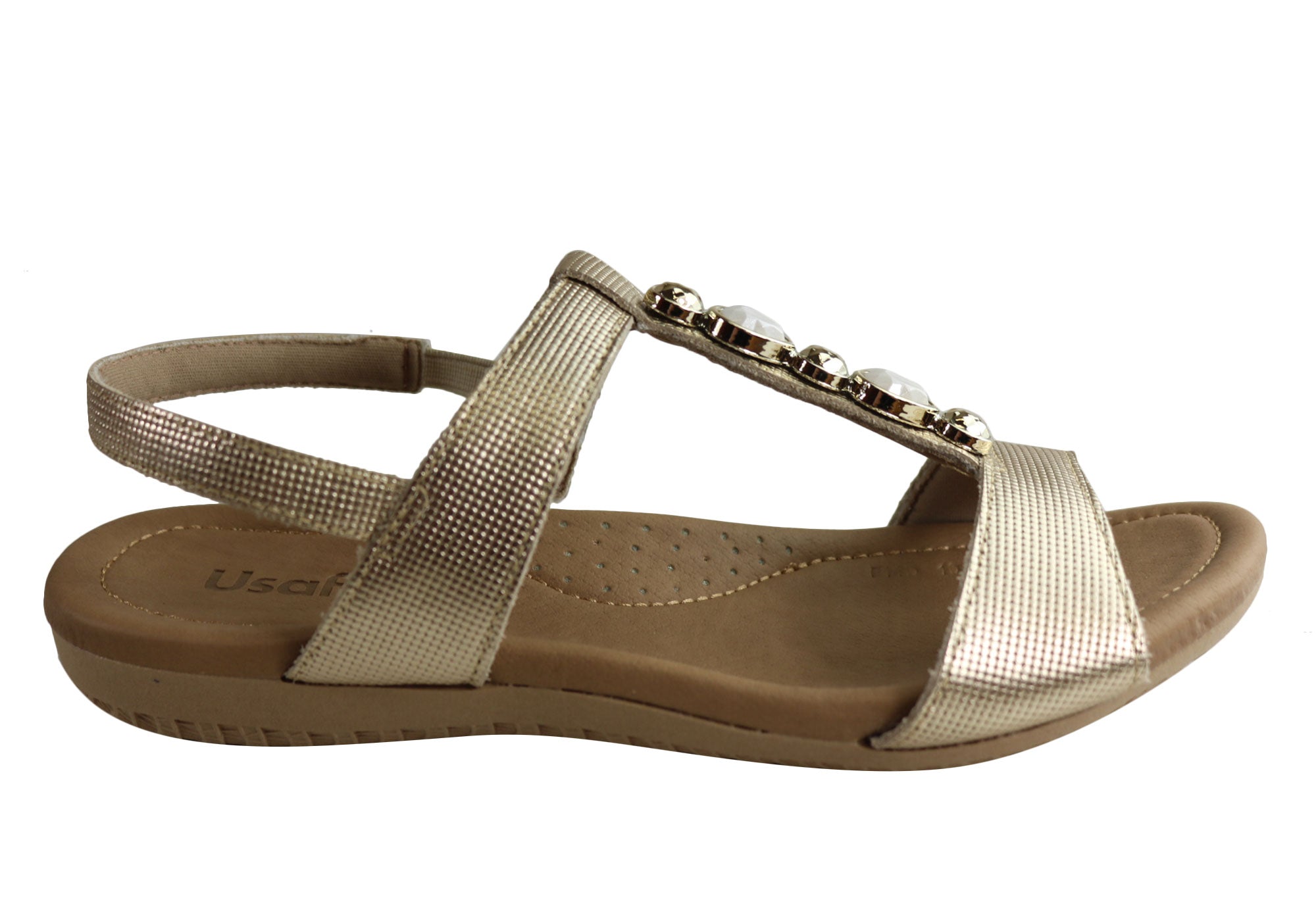 Usaflex Darwin Womens Comfort Leather Sandals | Brand House Direct