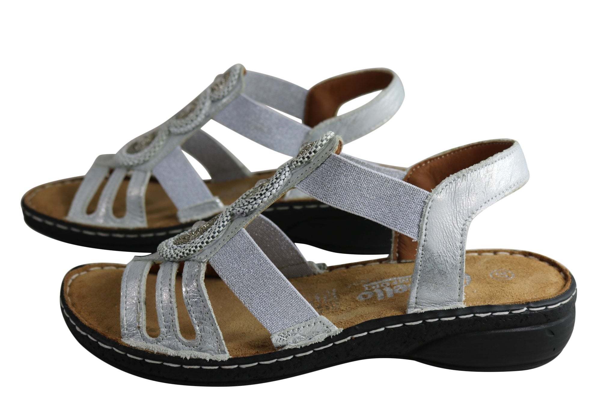 Cabello Comfort CP402-16 Womens European Leather Comfortable Sandals ...