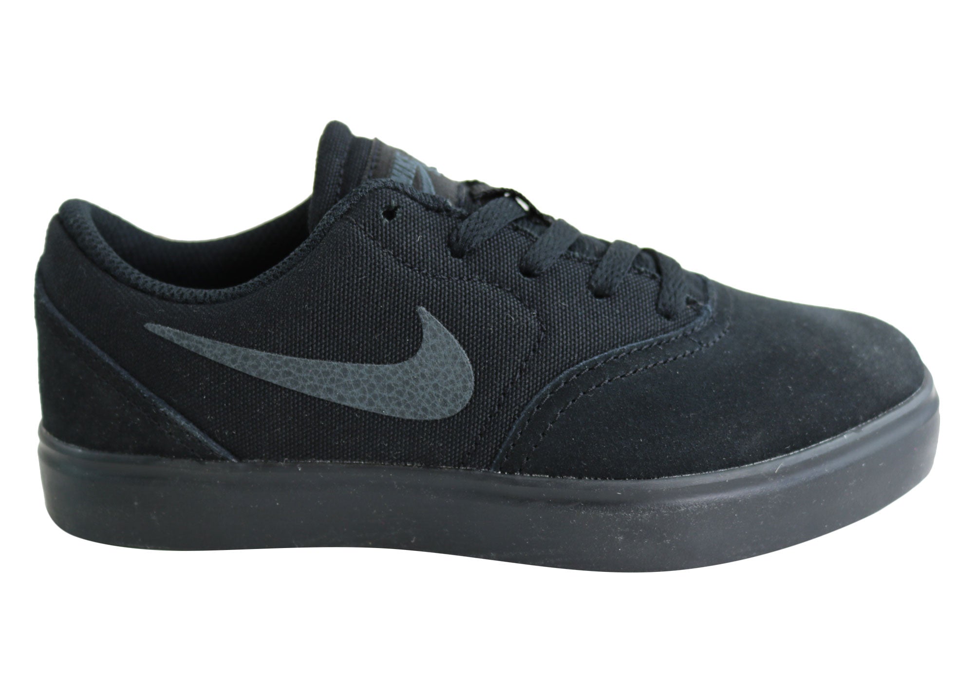 nike black school shoes velcro