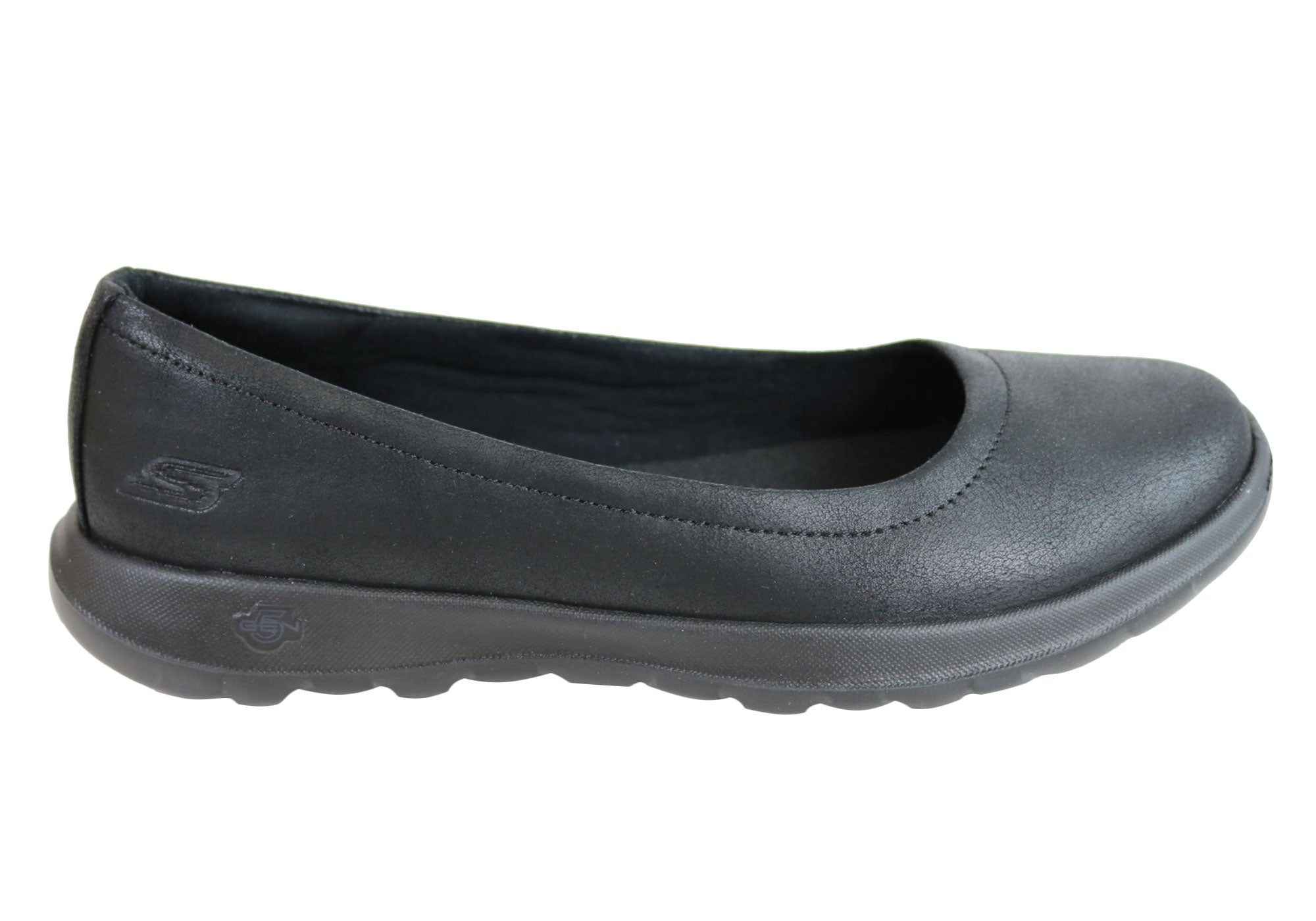 Skechers Womens Go Walk Lite Gem Flat Shoes | Brand House Direct