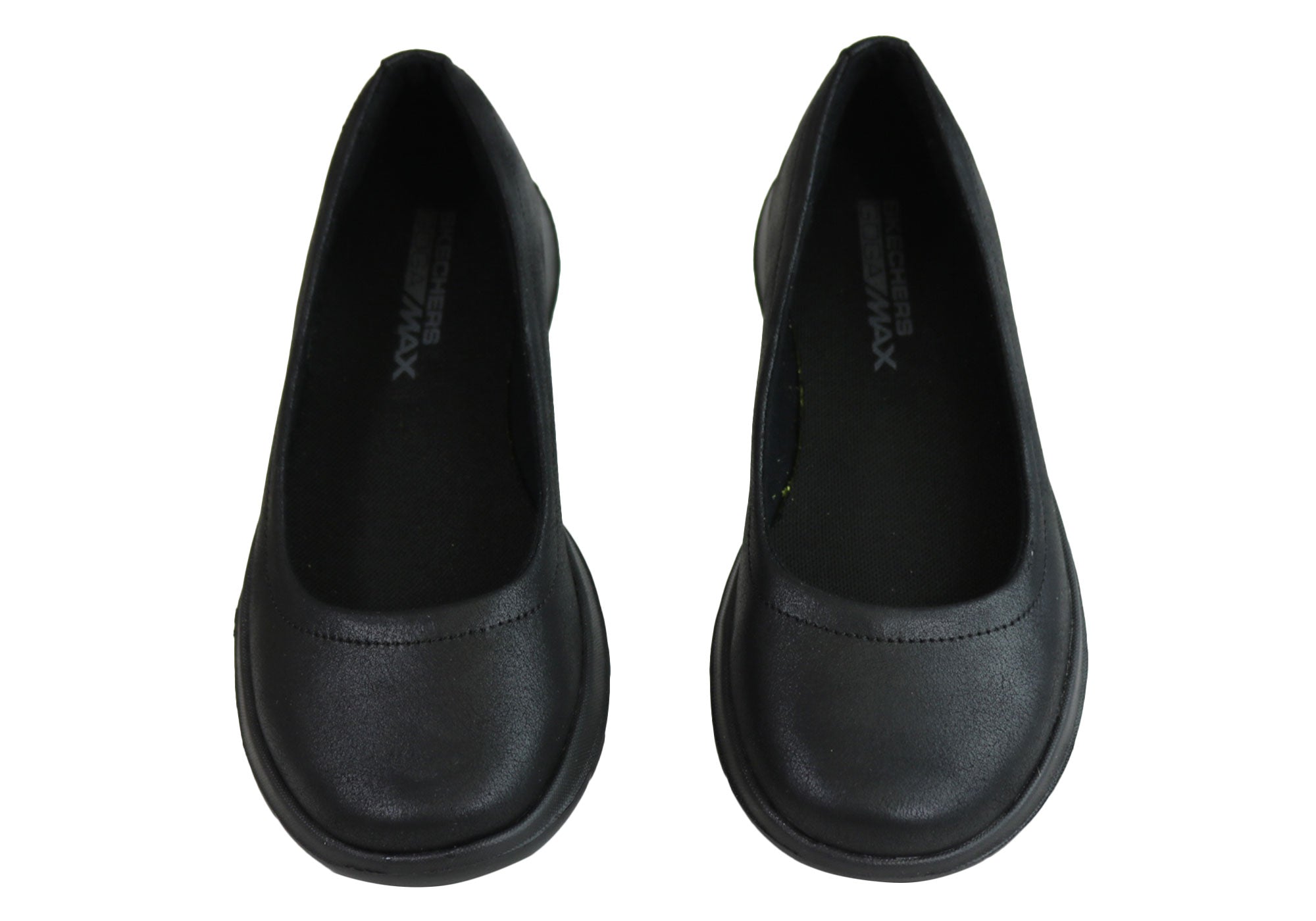 skechers leather ballet flats