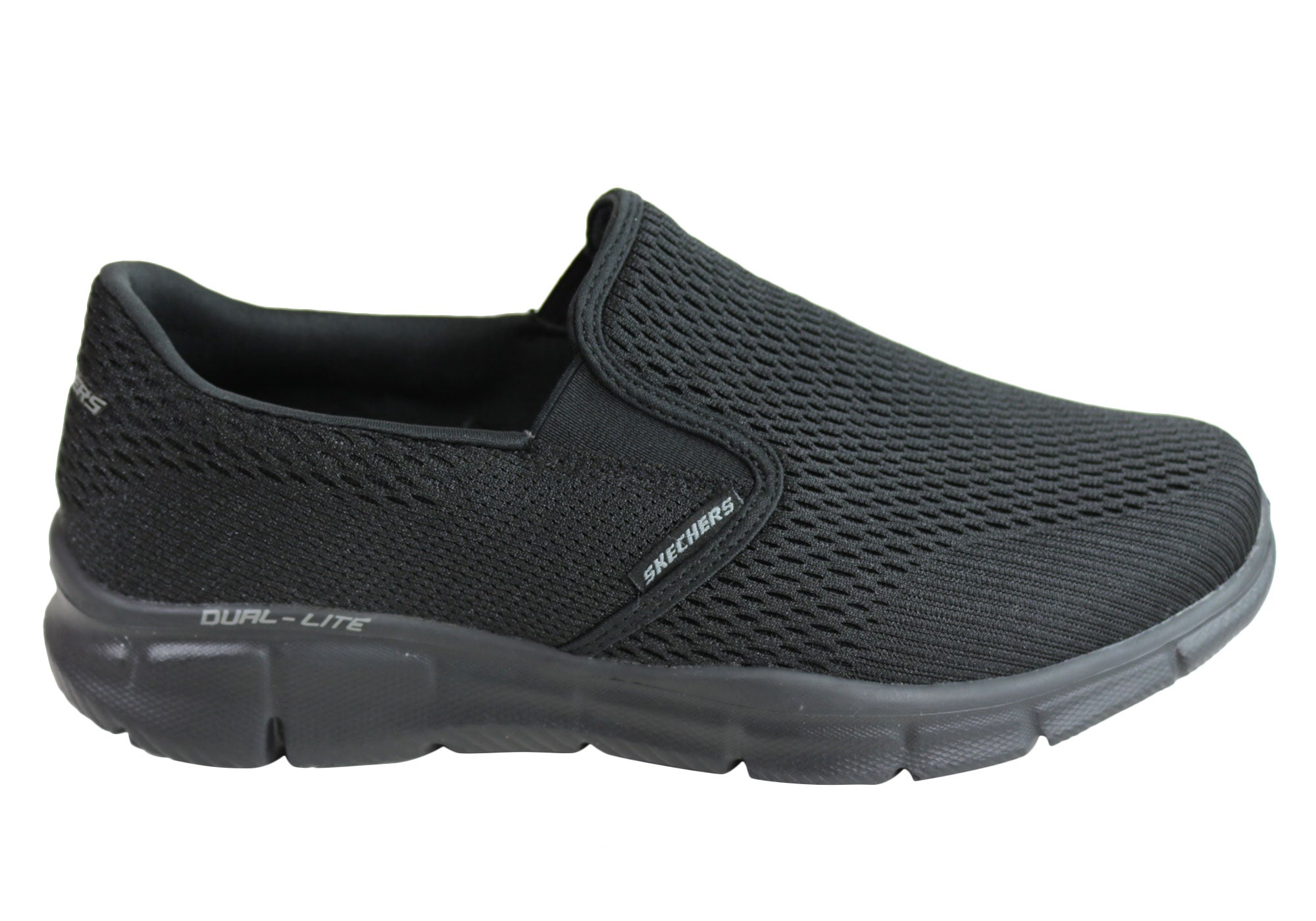 men's skechers memory foam wide fit