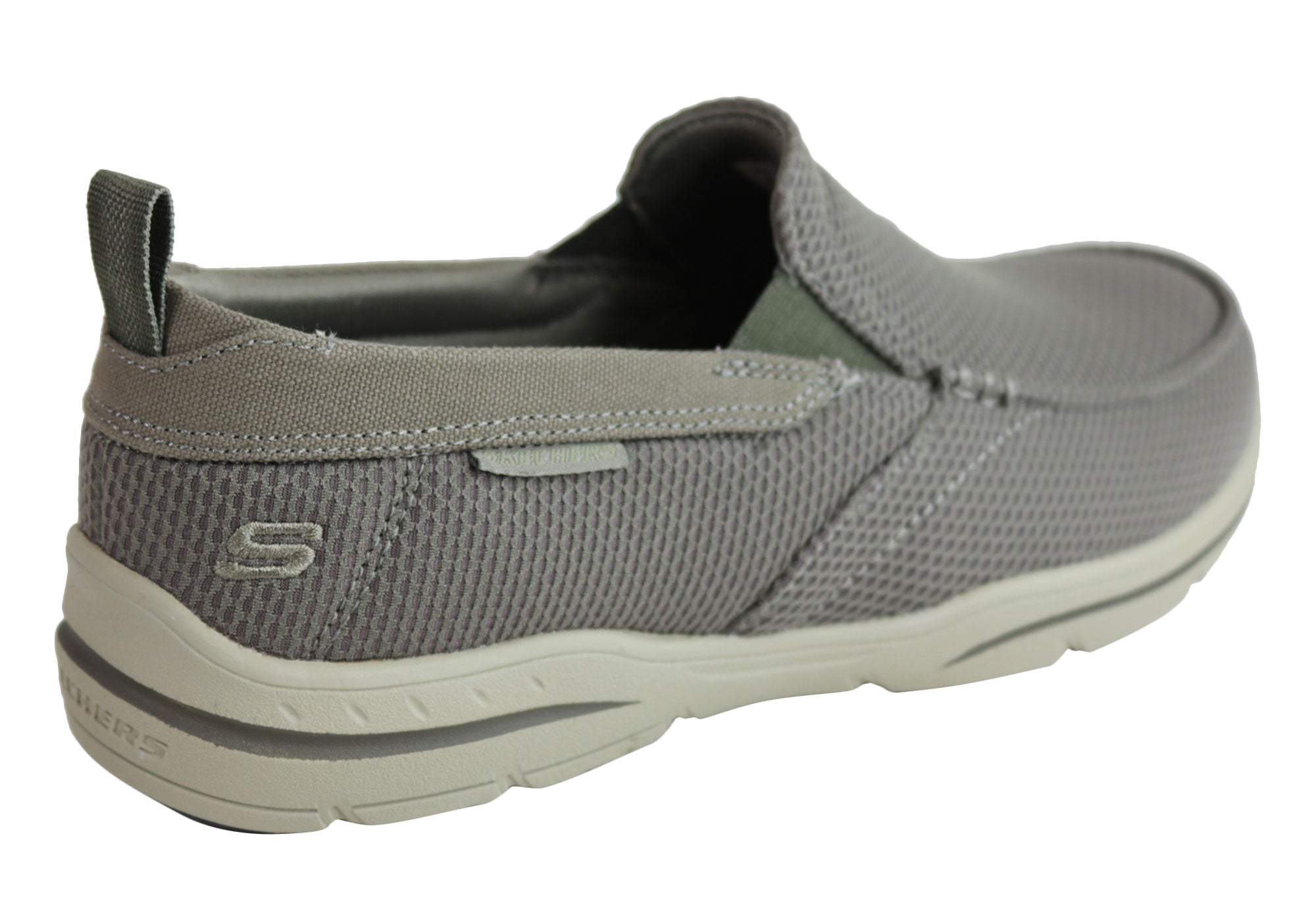 skechers wide fit mens slip ons