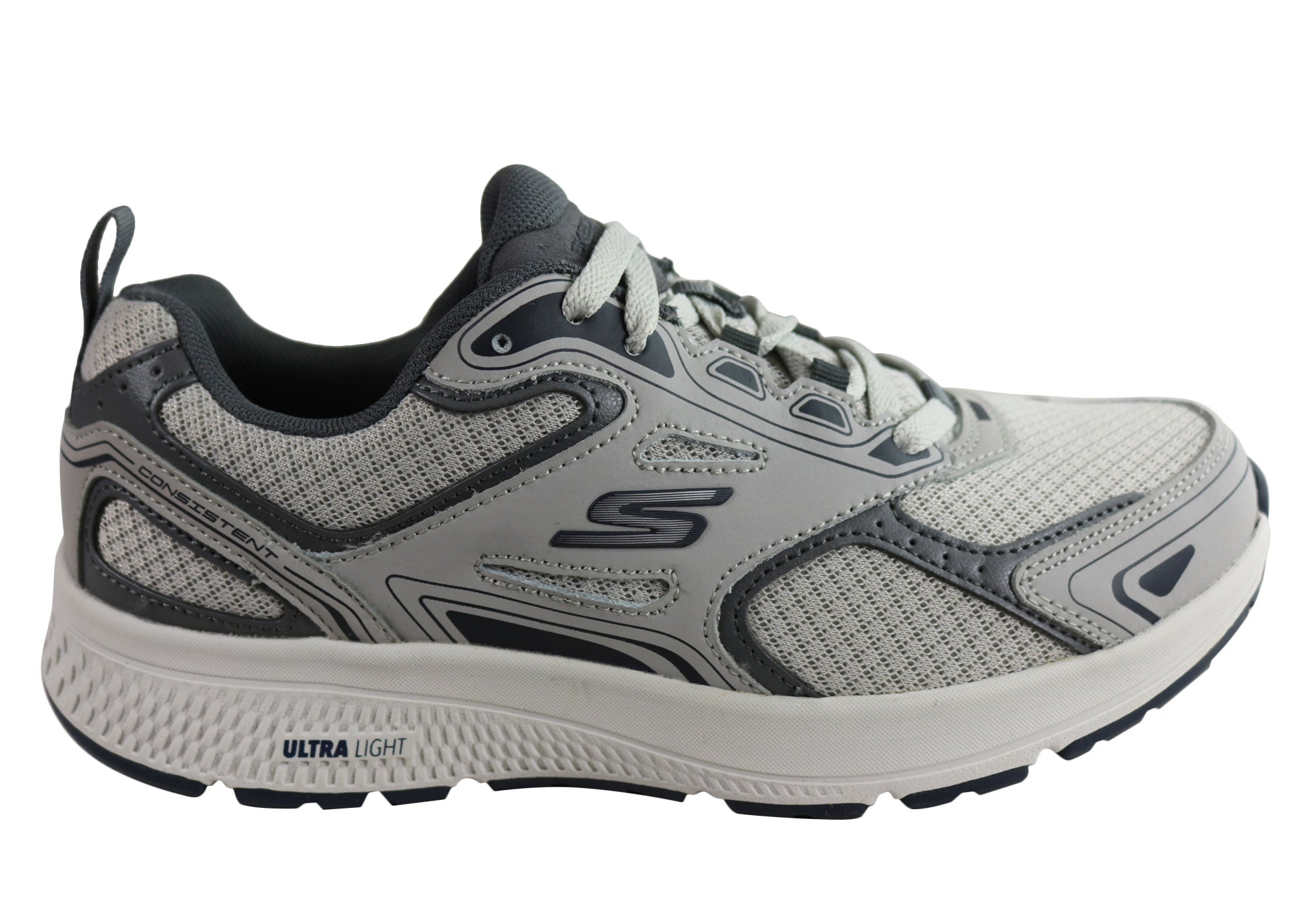 skechers gray tennis shoes