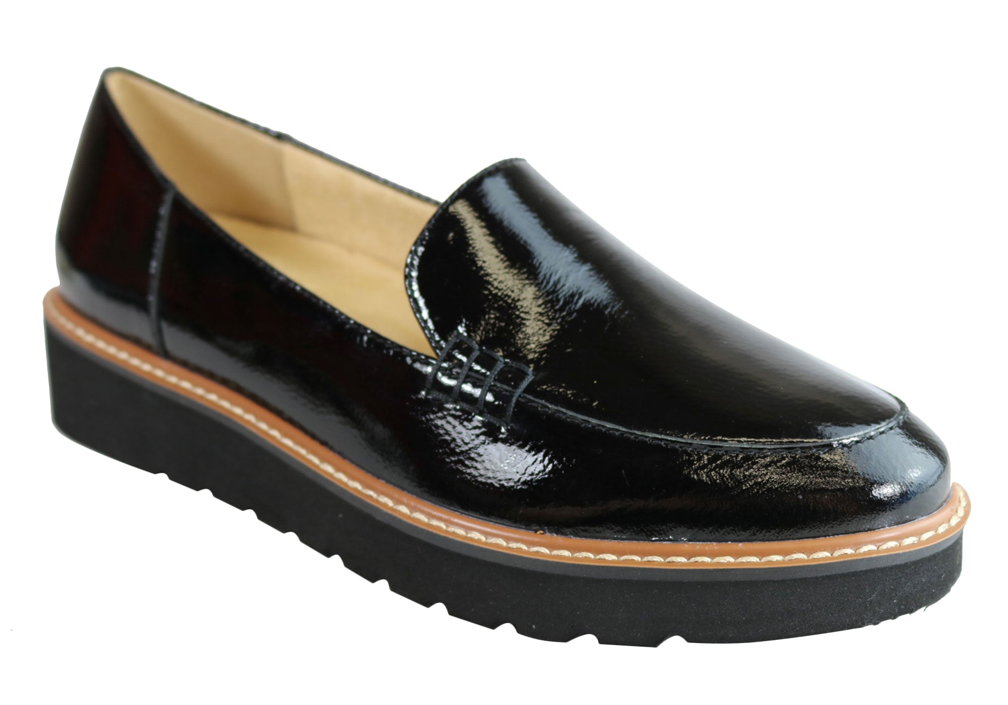 naturalizer andie leather platform loafer