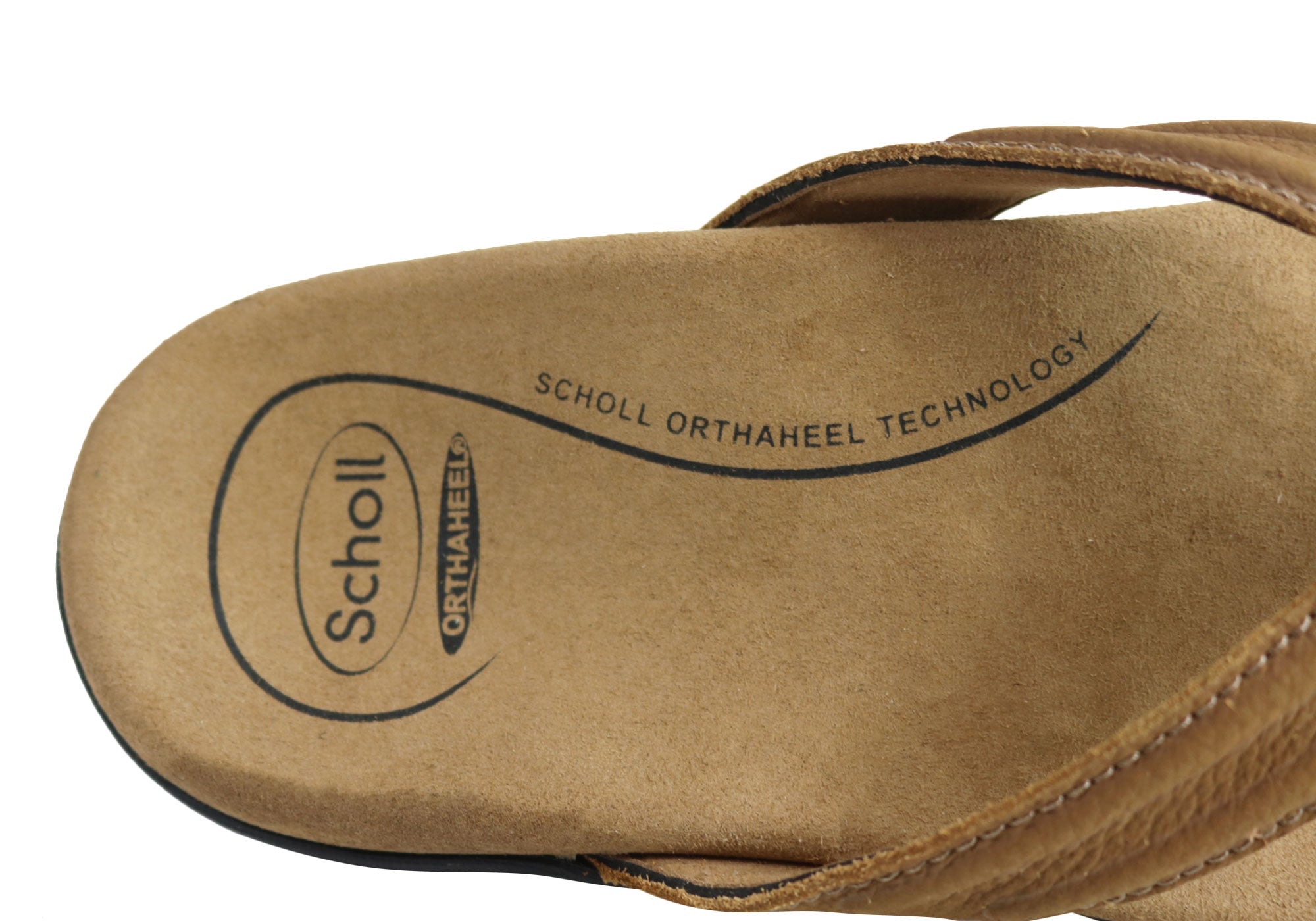 scholl orthotic thongs