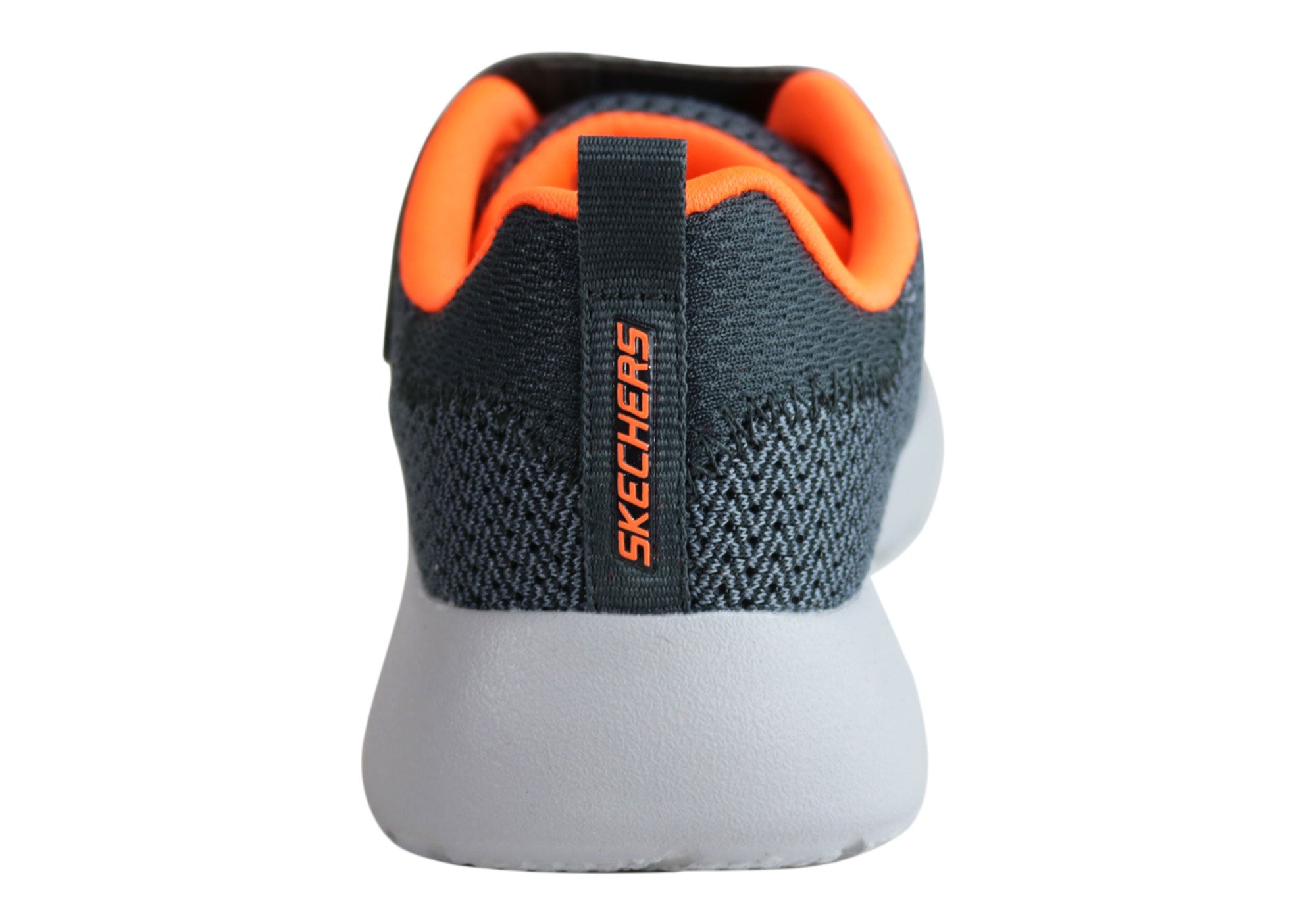 orange skechers shoes