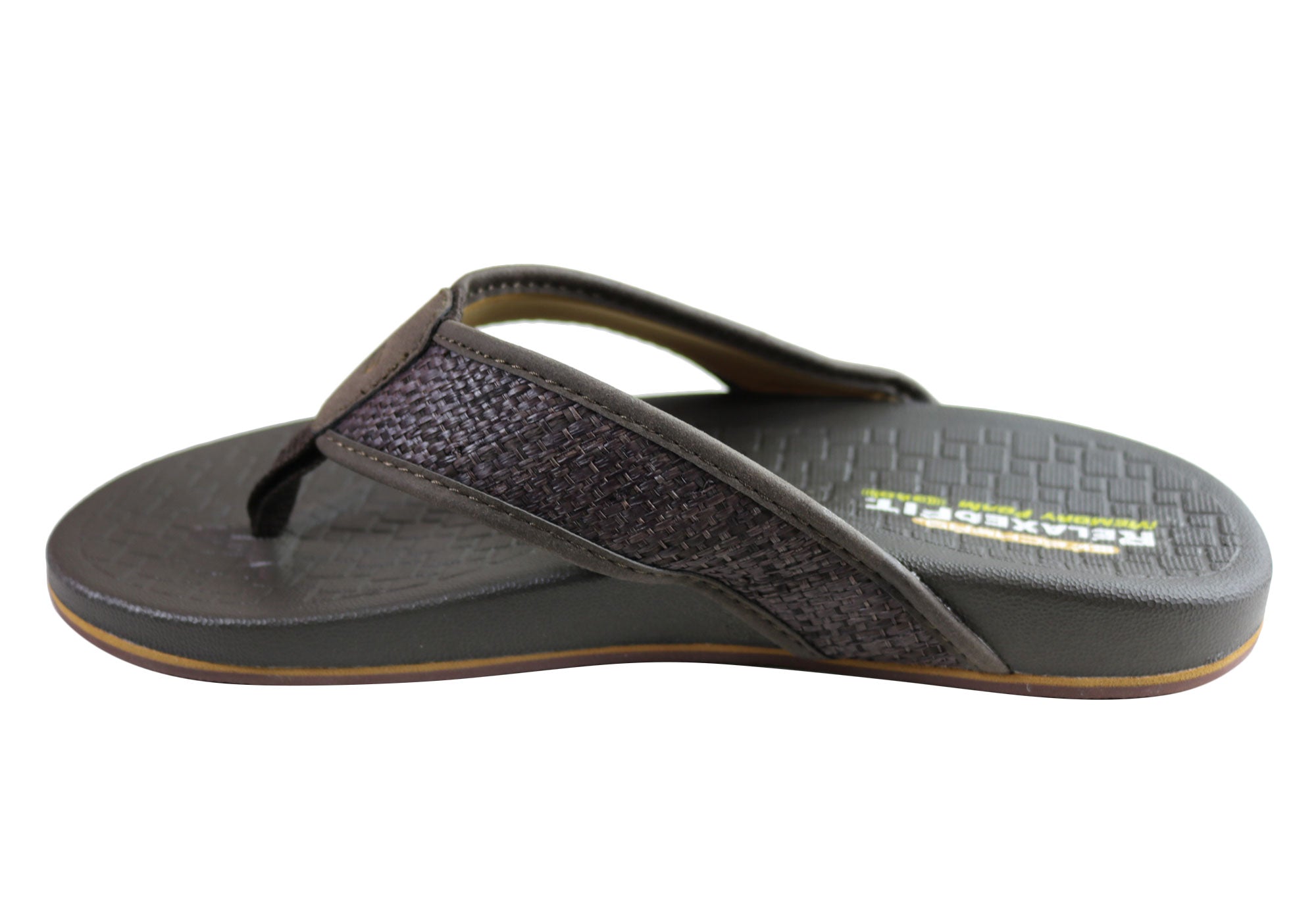 men's skechers memory foam flip flops