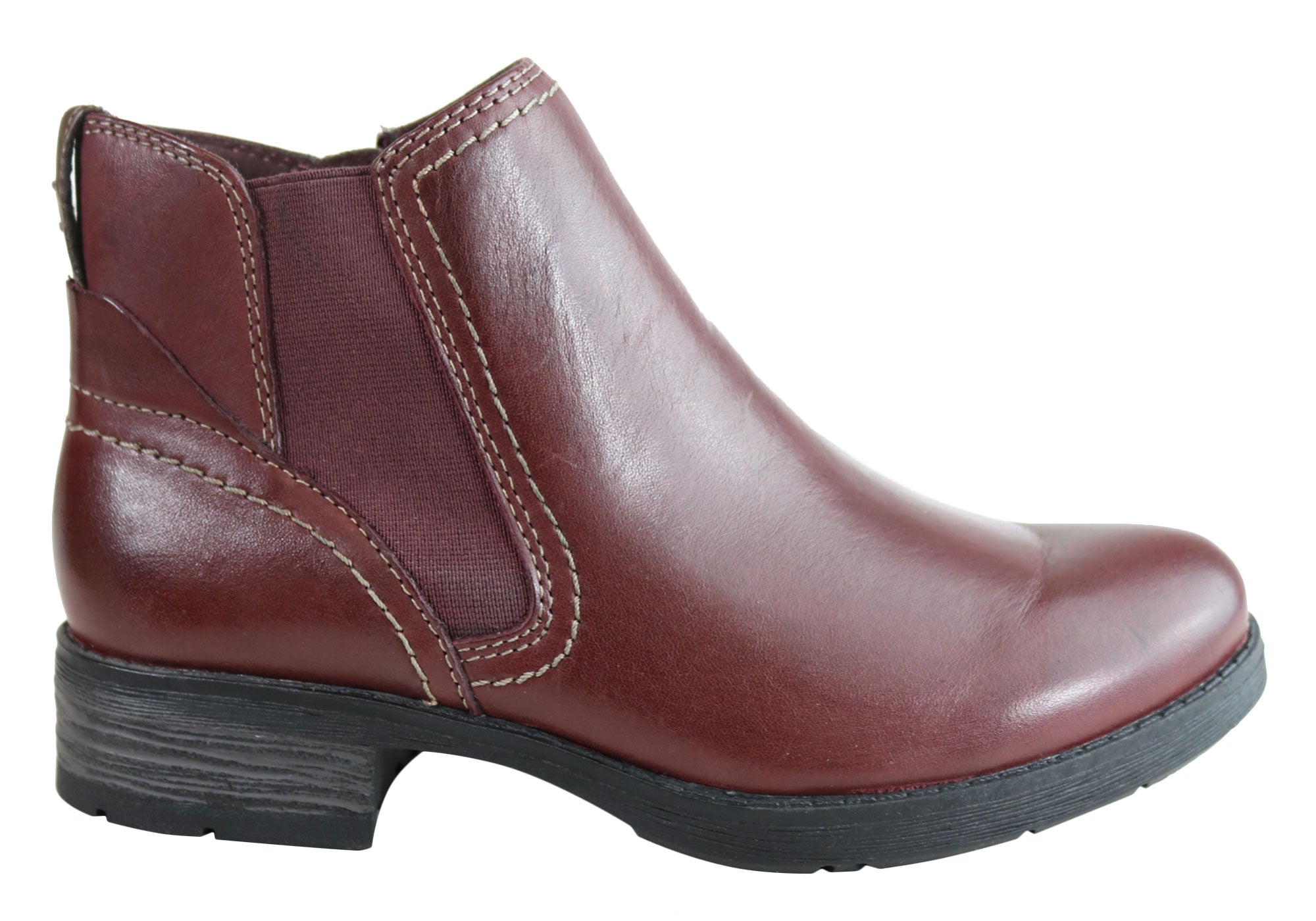 arch support leather boots