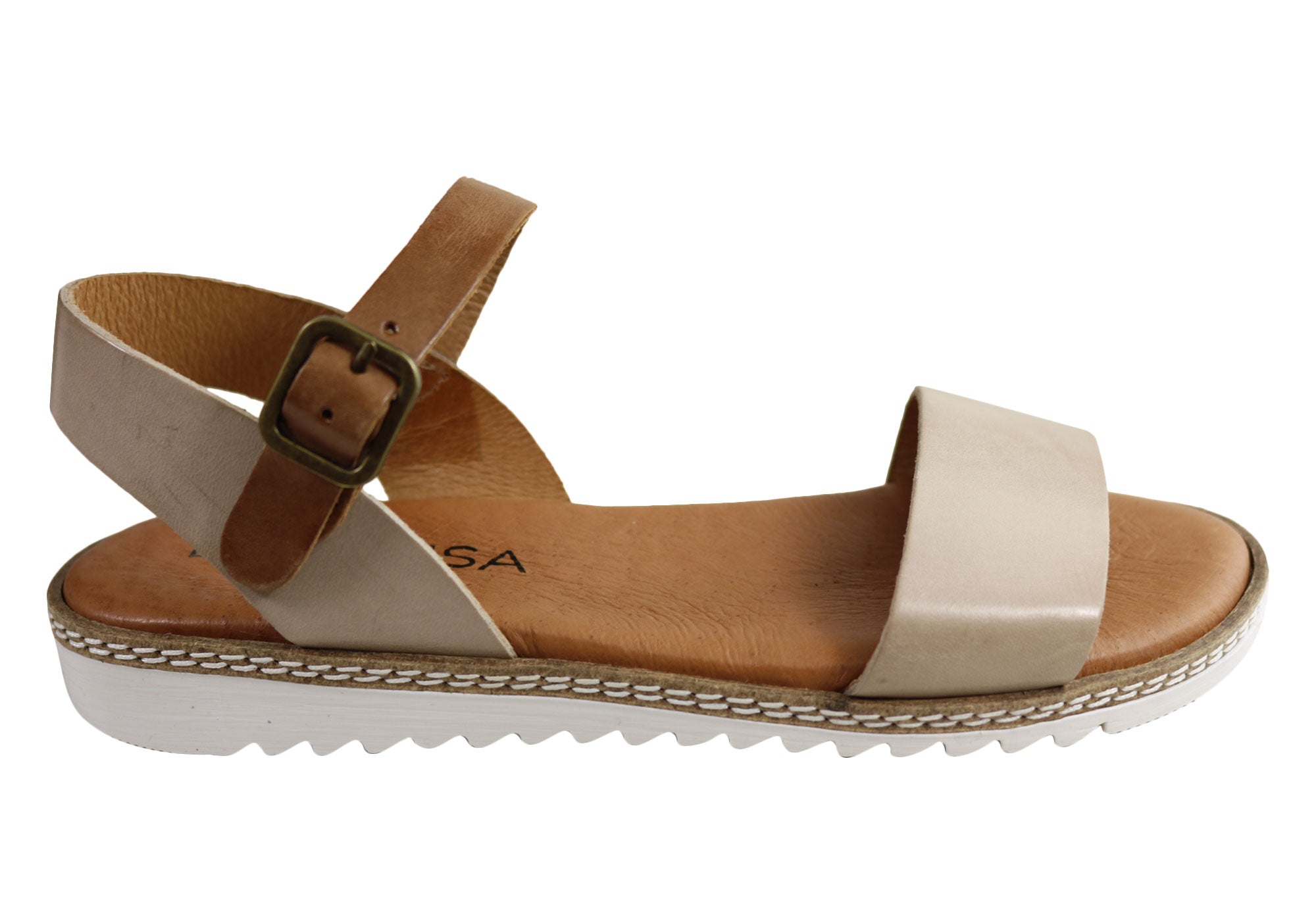 Le Sansa By CC Resorts Prague Womens Leather Sandals Made In Spain ...