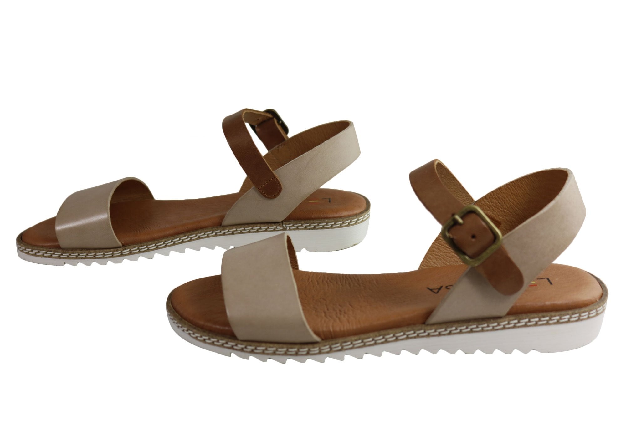 Le Sansa By CC Resorts Prague Womens Leather Sandals Made In Spain ...