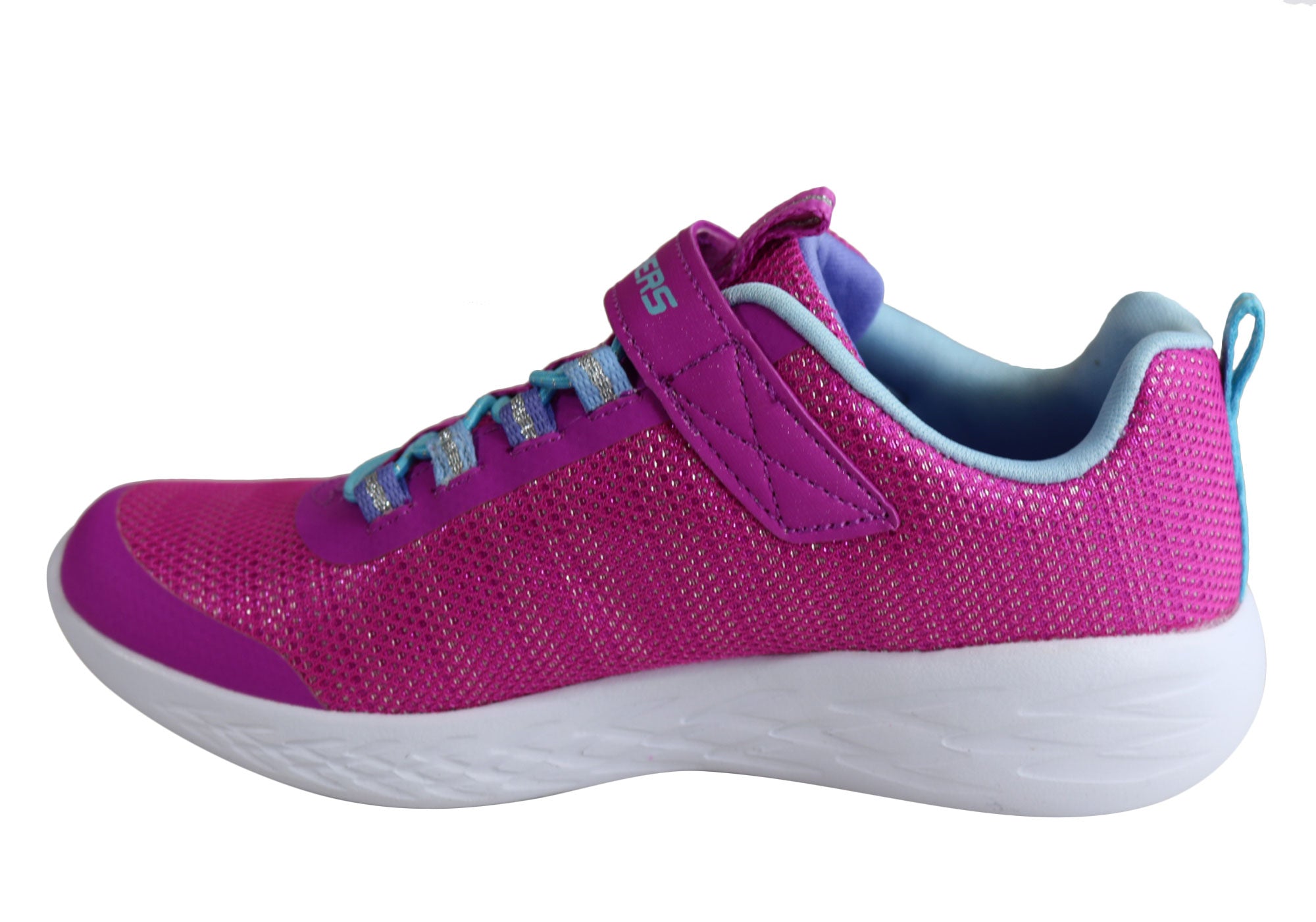 Skechers Go Run 600 Sparkle Kids Girls Shoes | Brand House Direct