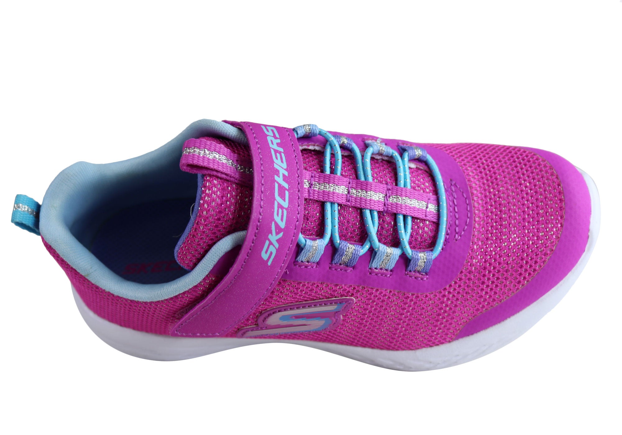 girls slip on skechers