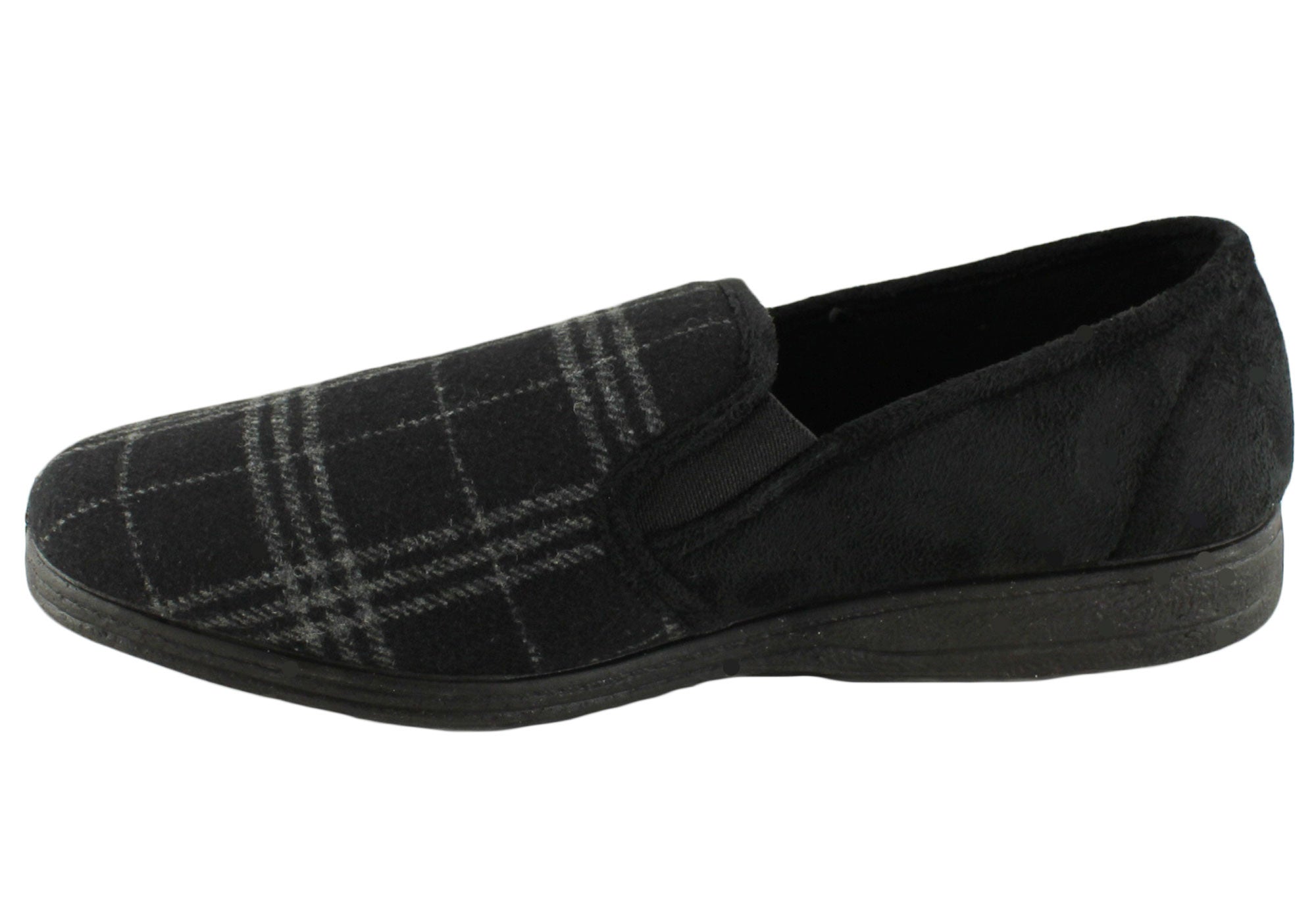 Grosby Fabio Mens Comfortable Slip On Indoor Slippers | Brand House Direct