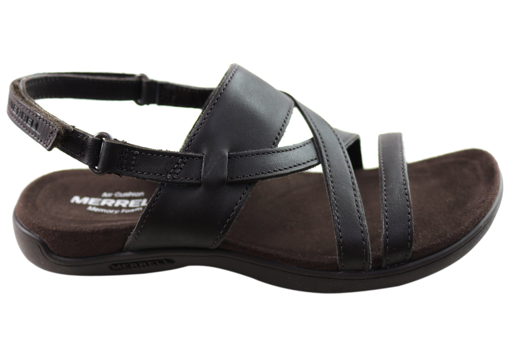 Monumental Skyldfølelse lommelygter Merrell Womens Hayes Strap Leather Sandals – Brand House Direct