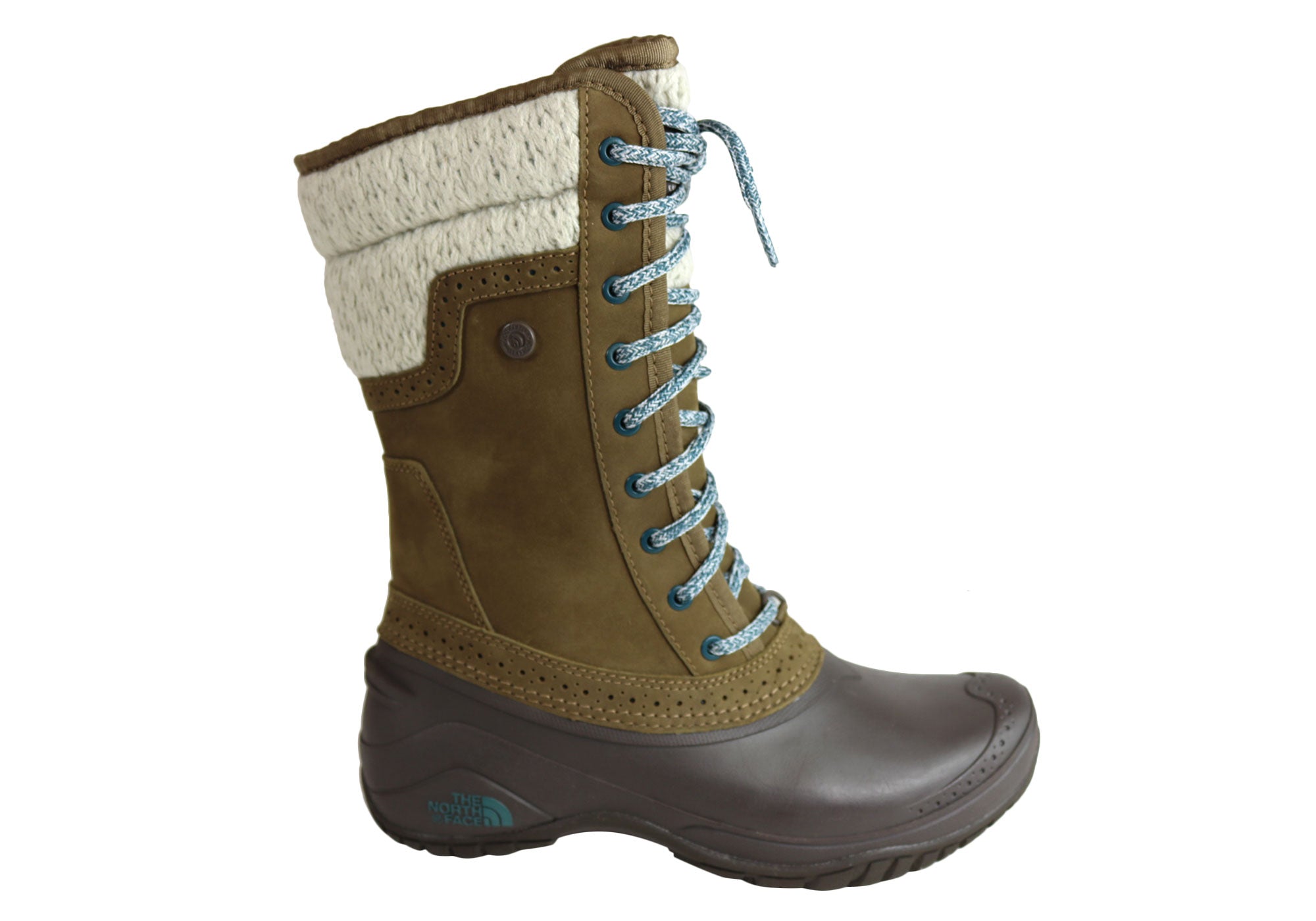 north face brown leather boots