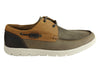 Ferricelli Anchor Men Cushioned Casual Comfort Leather Lace Up Shoes