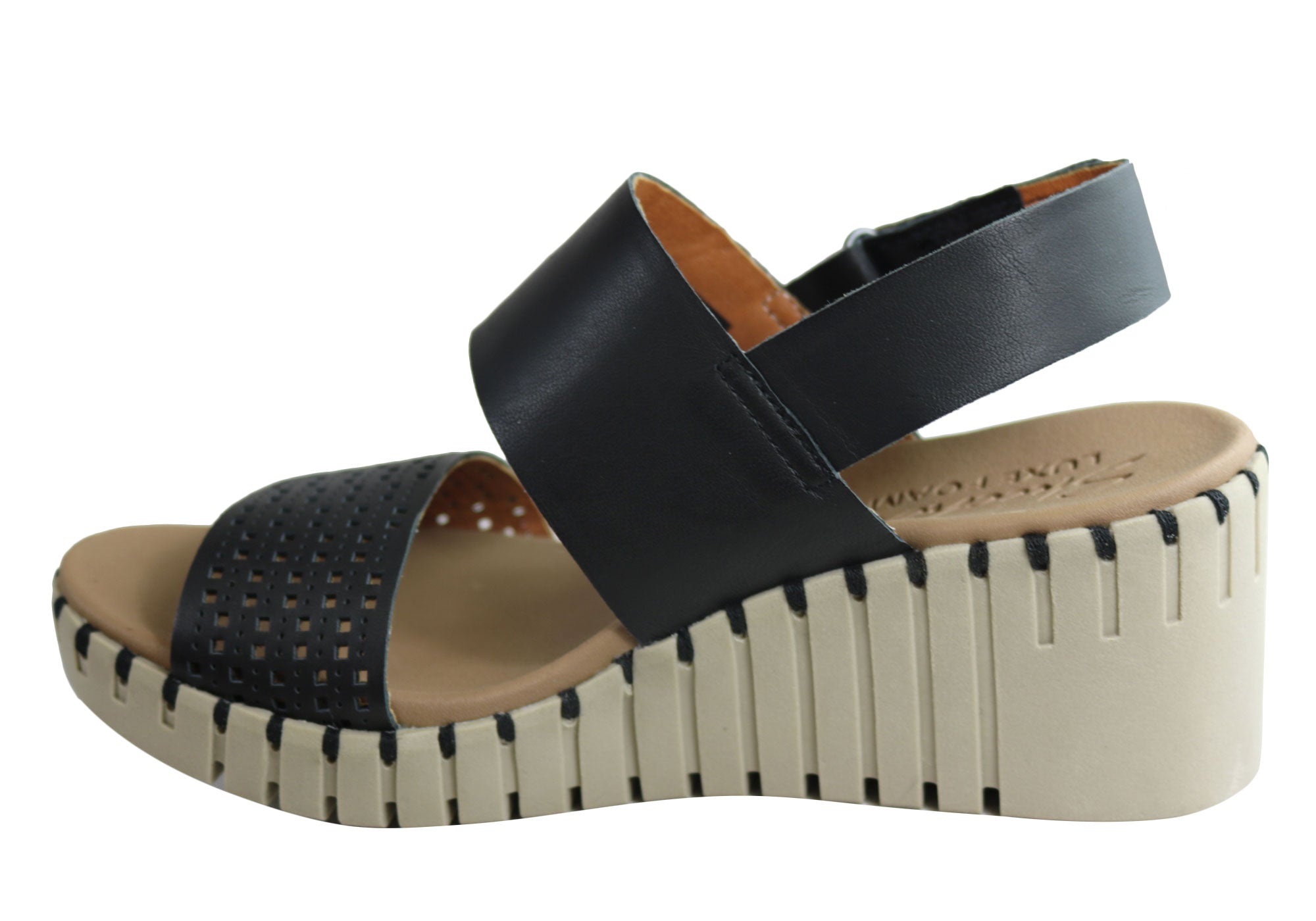 Skechers Womens Pier Ave Comfy Wedge Sandals | Brand House Direct