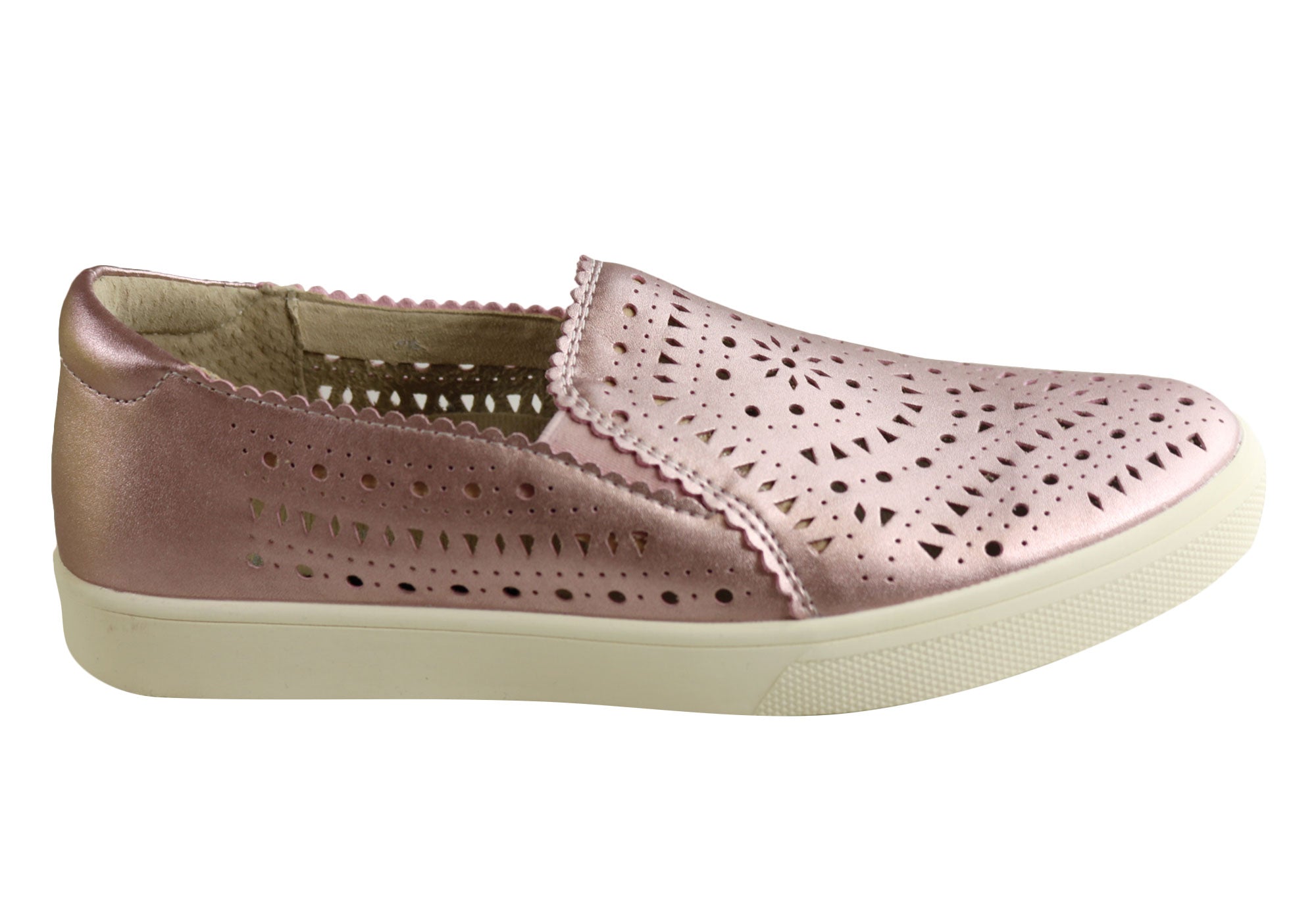 rose gold casual shoes