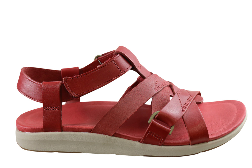 comfortable sandals with backstrap