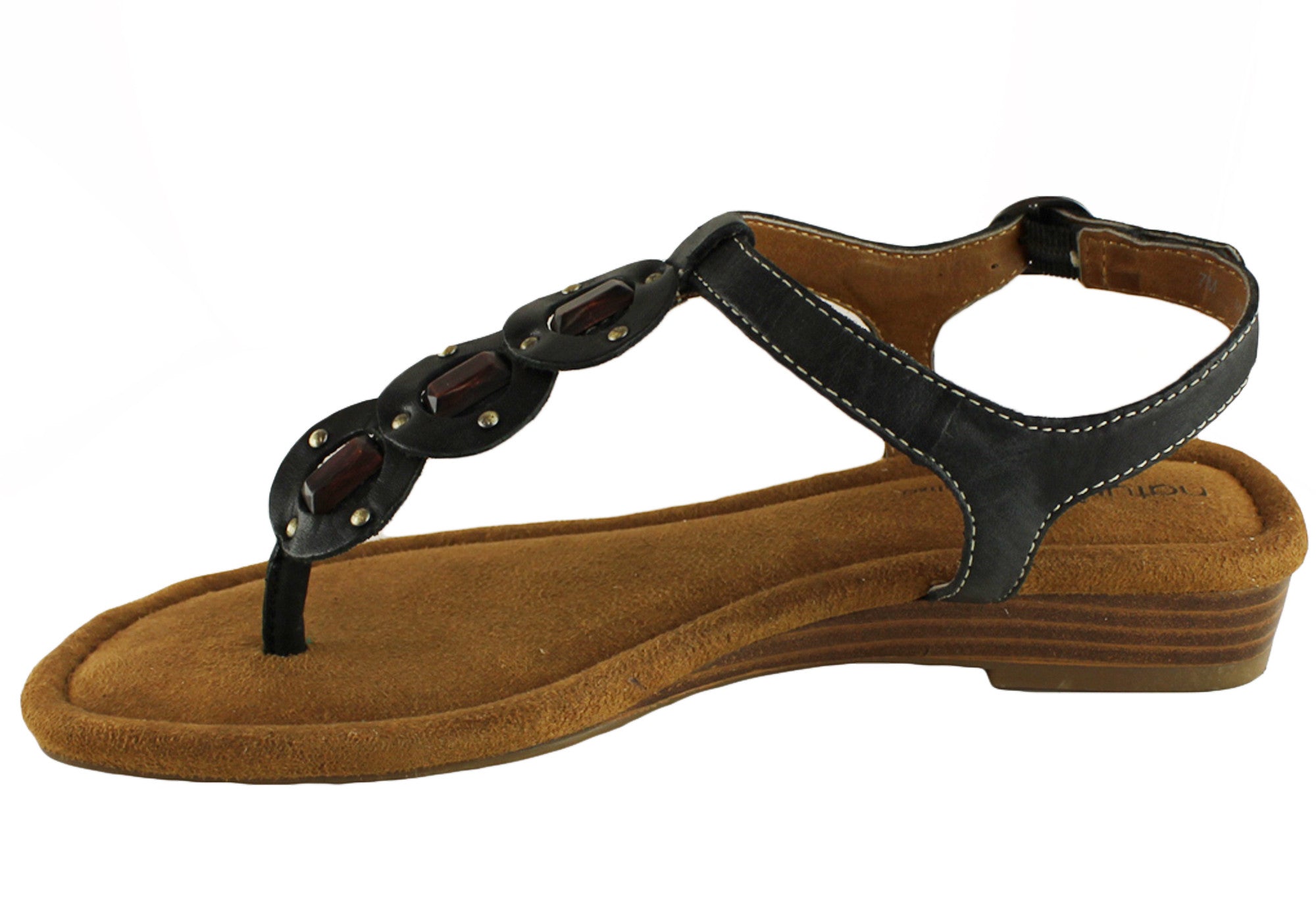 Natural Soul by Naturalizer Rolla Womens Leather Sandals | Brand House ...