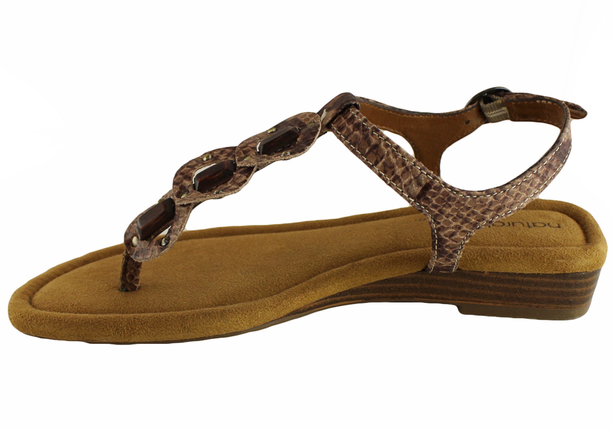 Natural Soul by Naturalizer Rolla Womens Leather Sandals | Brand House ...