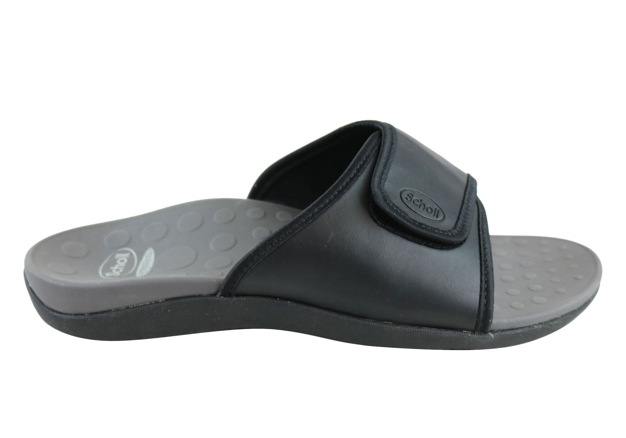 NEW SCHOLL ORTHAHEEL SPORTS II MENS COMFORT ORTHOTIC SLIDES WITH ...