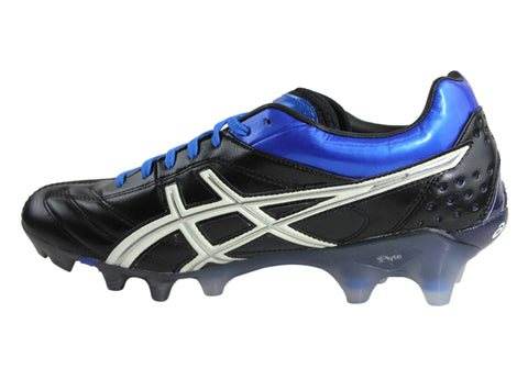 blue asics football boots