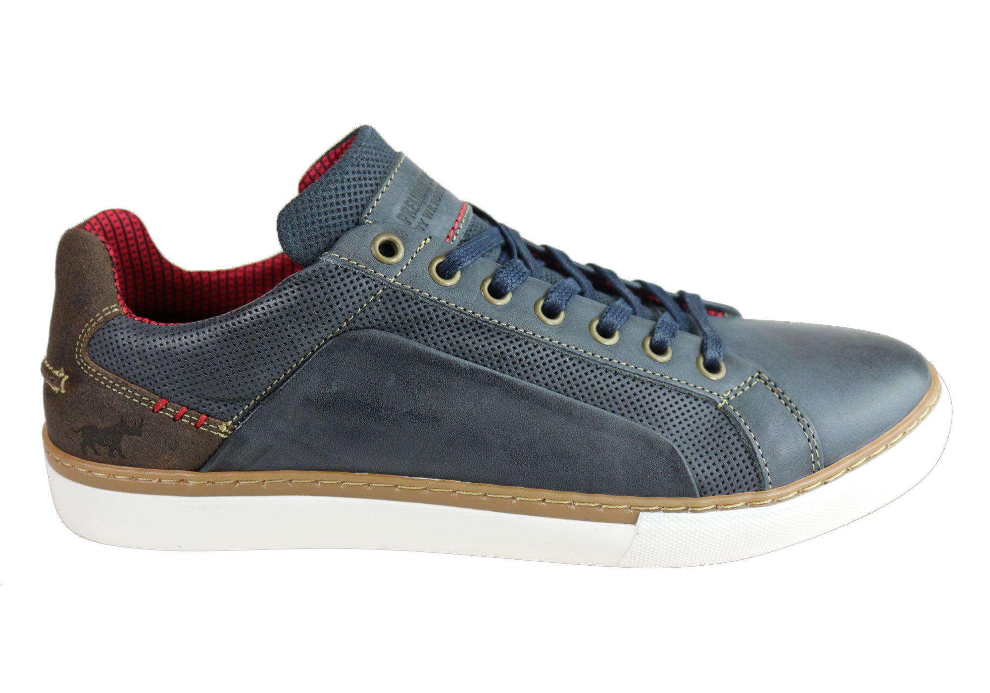 Wild Rhino Juddy Mens Leather Lace Up 