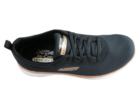 skechers flex appeal rose gold