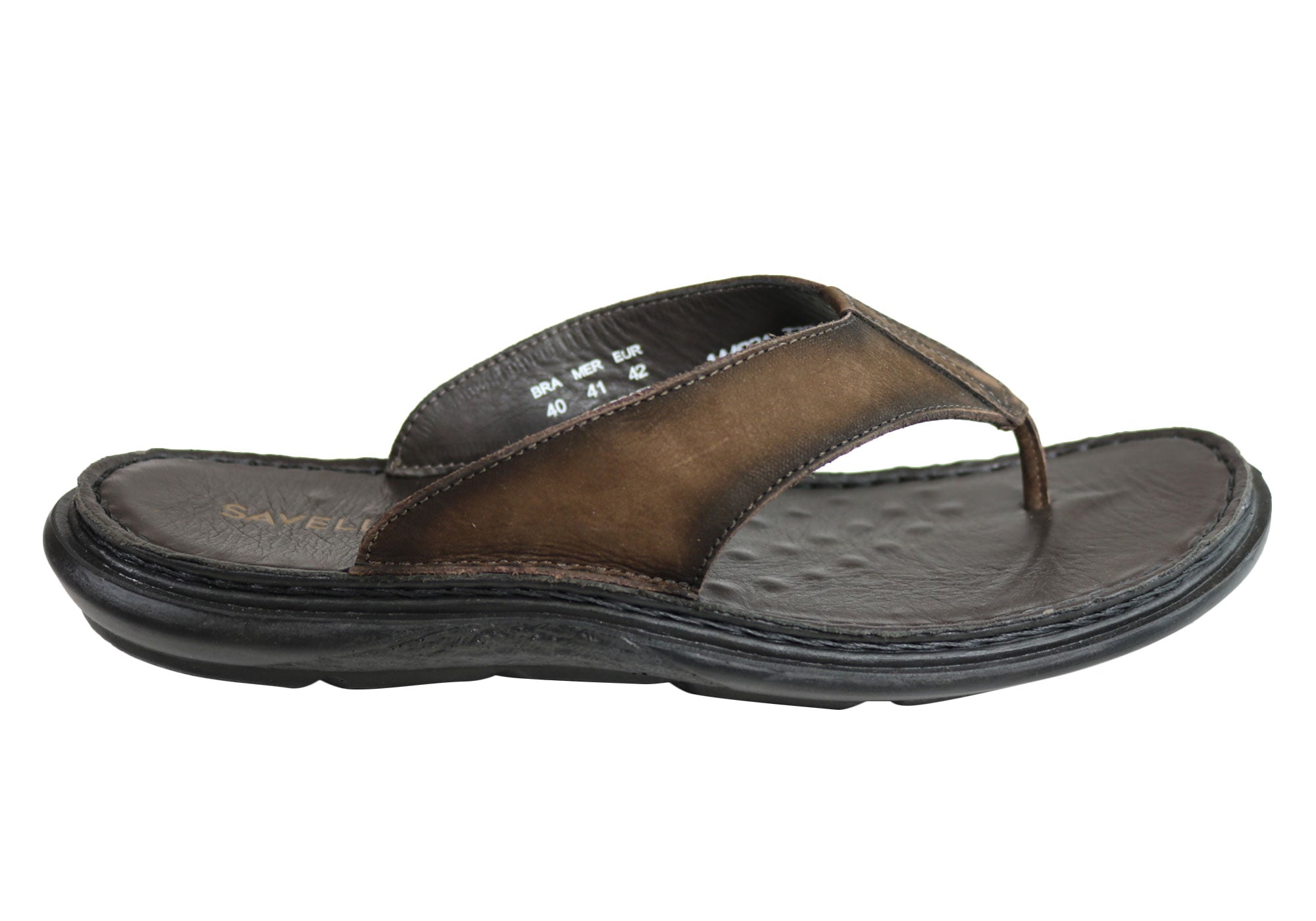 comfortable leather flip flops