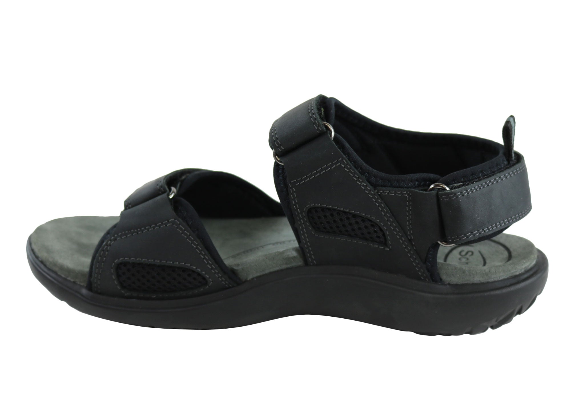 Scholl Orthaheel Pioneer Mens Comfortable Supportive Sandals | Brand ...