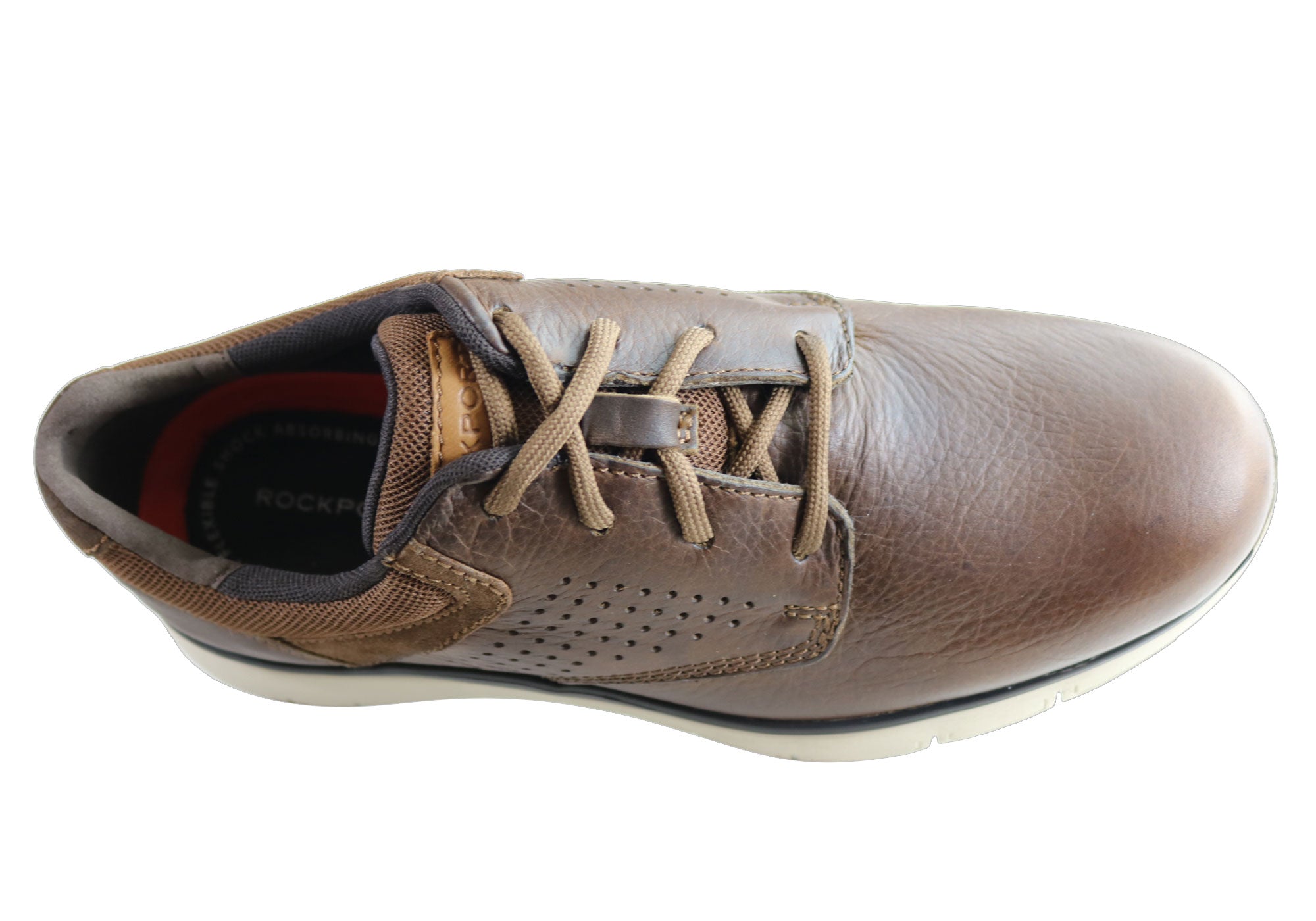 Rockport Mens Primetime Wide Leather Shoes | Brand House Direct