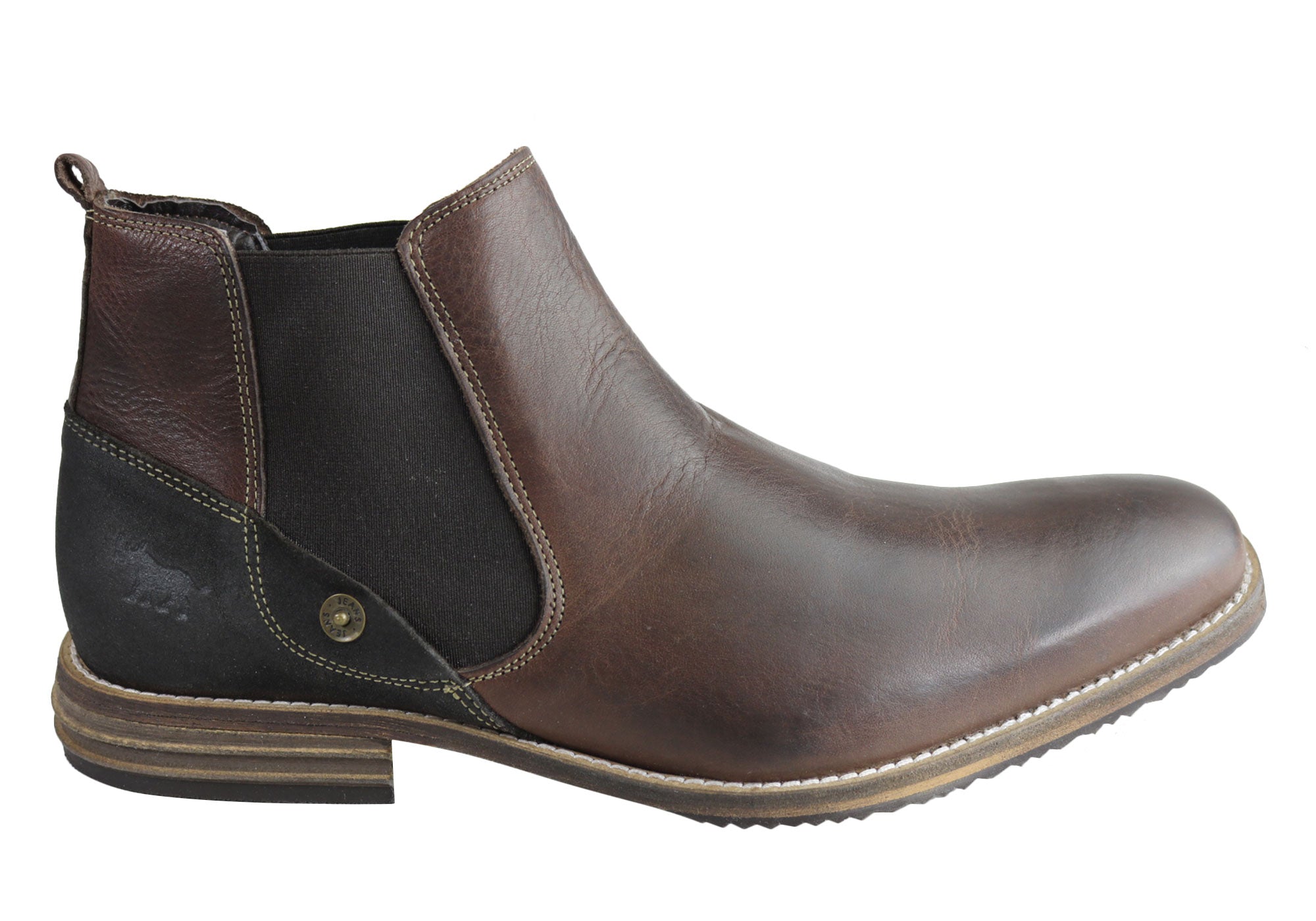 Wild Rhino Hugh Mens Leather Chelsea Dress Boots Made In Portugal ...